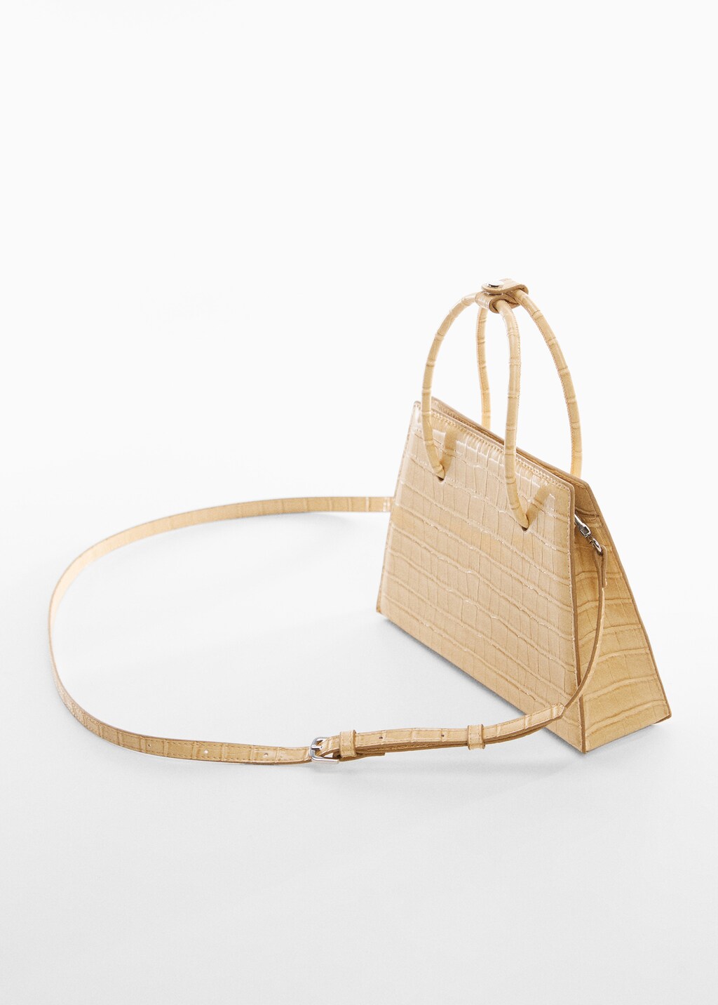 Geometric bag with double handle - Medium plane