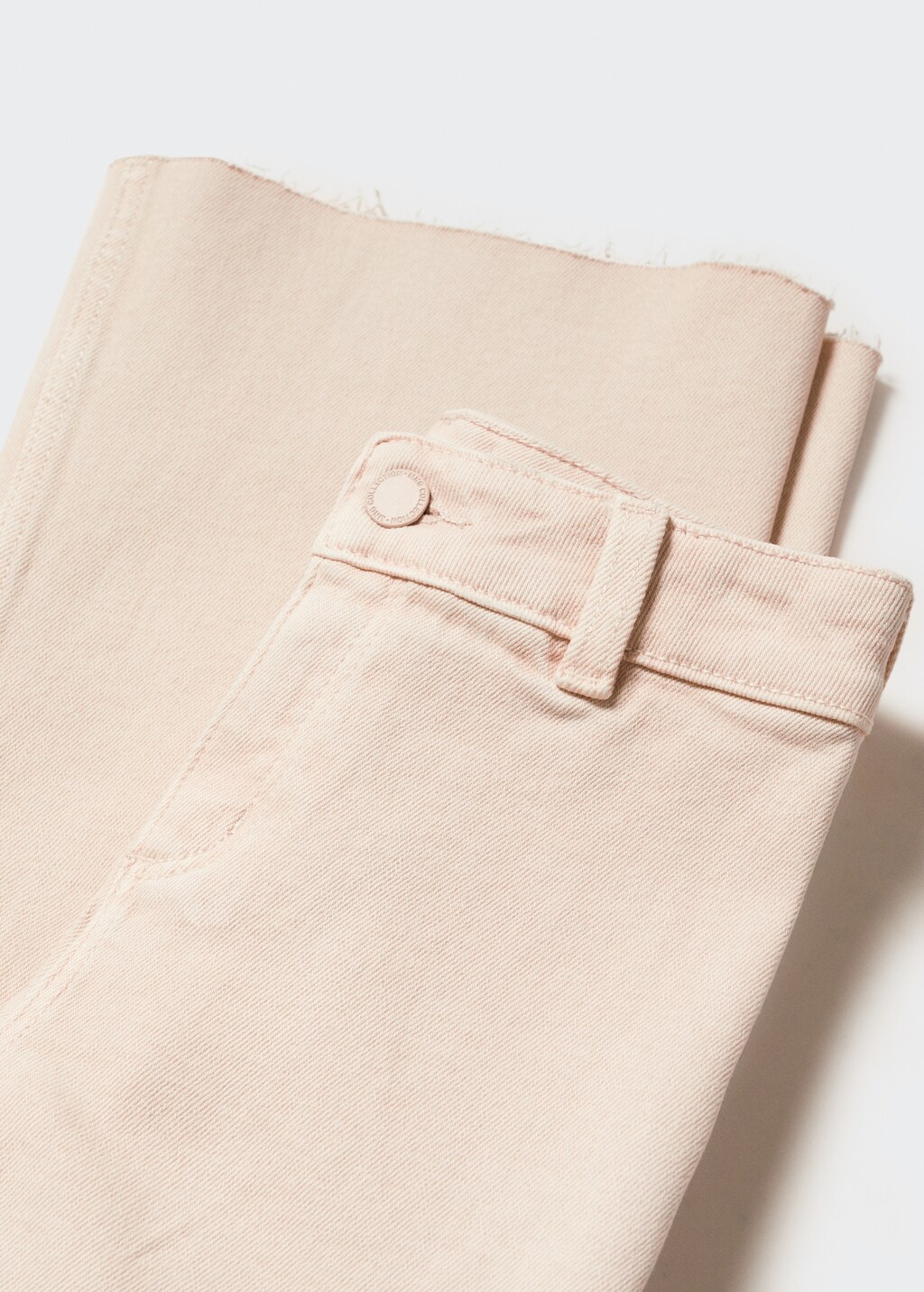 Frayed hem culotte jeans - Details of the article 8