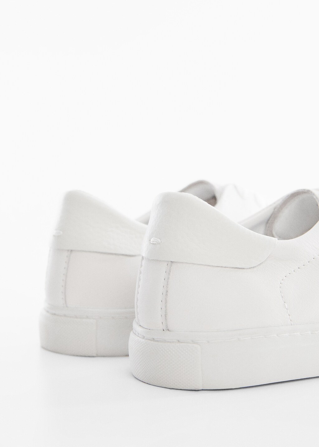 Leather panel sneakers - Details of the article 1