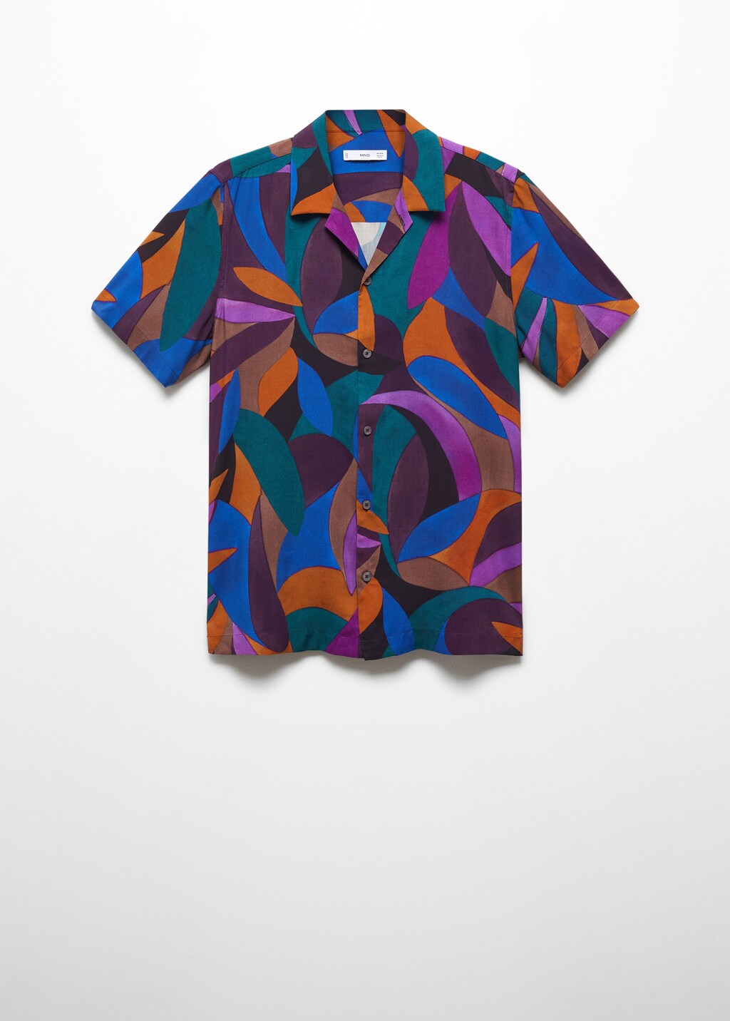 Geometric-print bowling shirt - Article without model