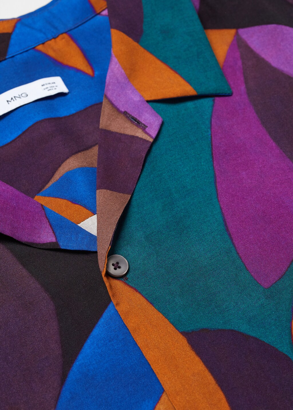 Geometric-print bowling shirt - Details of the article 8