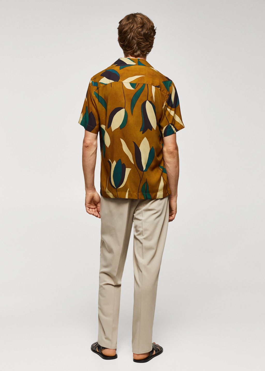 Printed bowling shirt - Reverse of the article