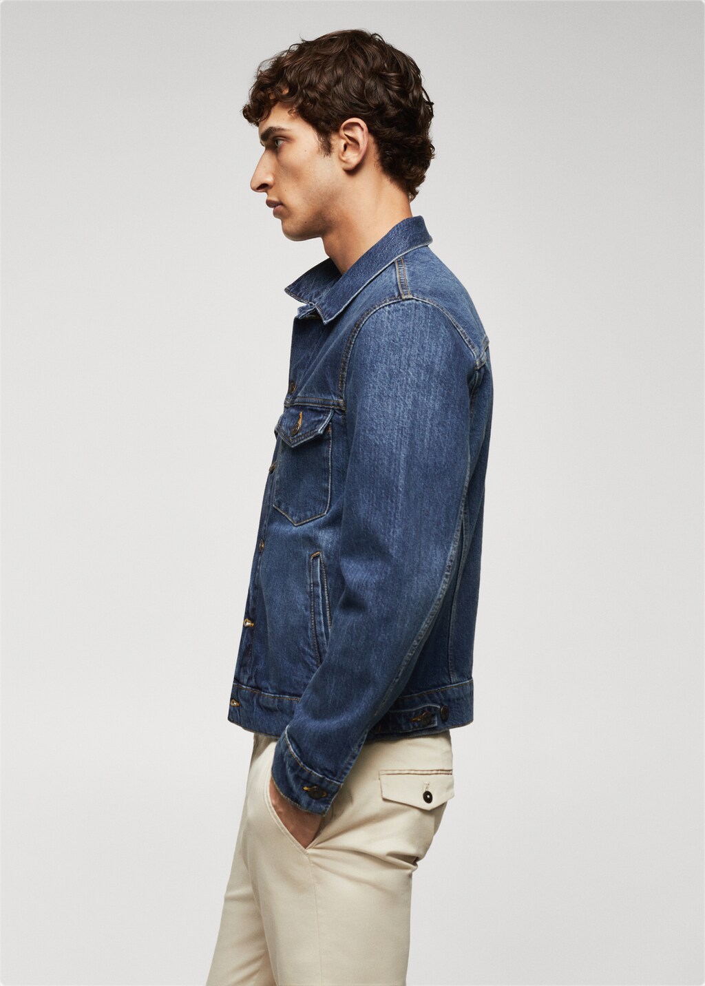 Basic denim jacket - Details of the article 2