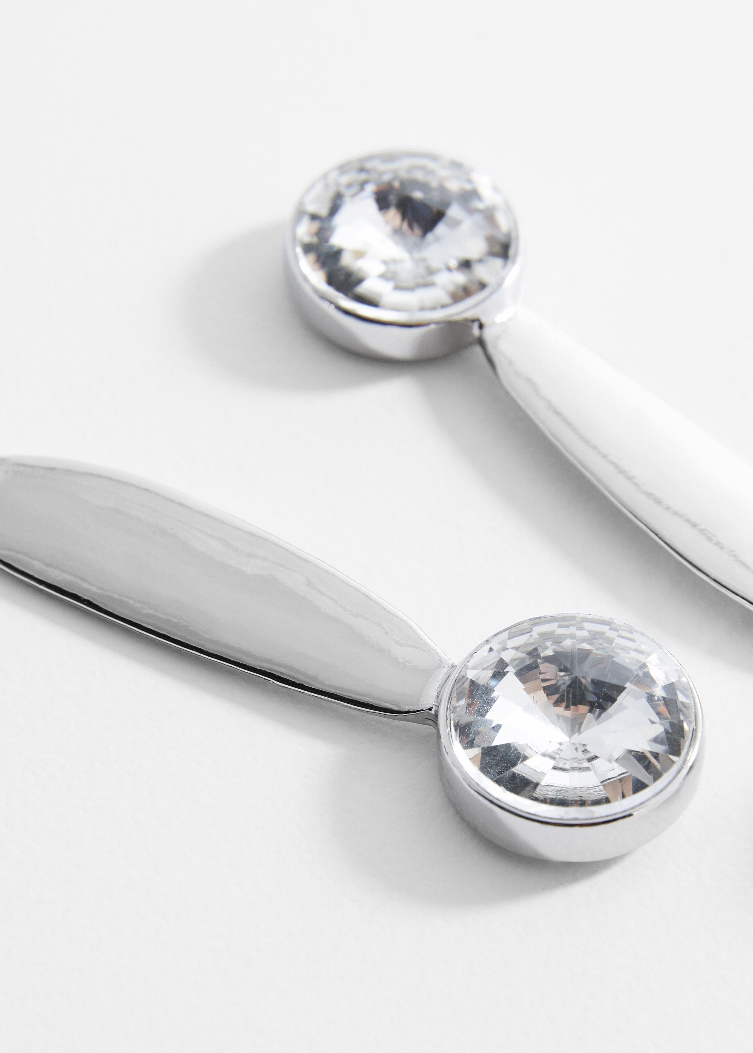 Boucles d'oreilles pendantes cristaux - Détail de l'article 1
