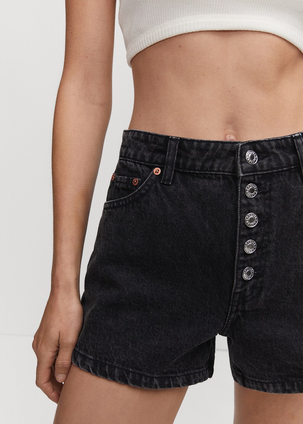 Short en jean boutons - Détail de l'article 6