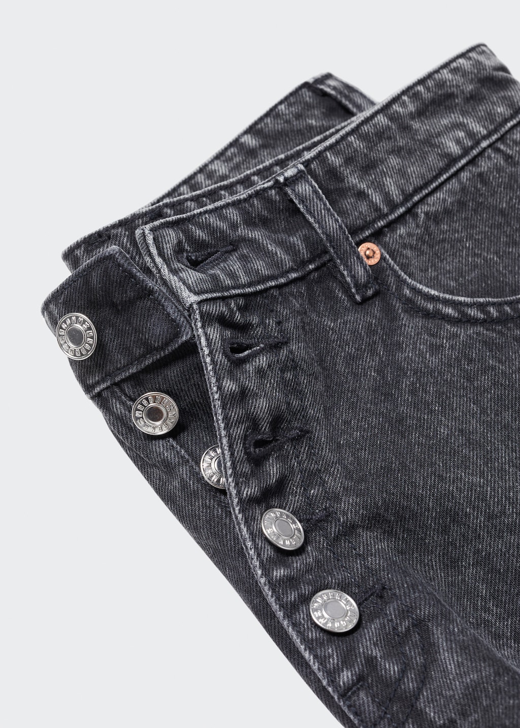 Denim shorts met knopen - Detail van het artikel 8