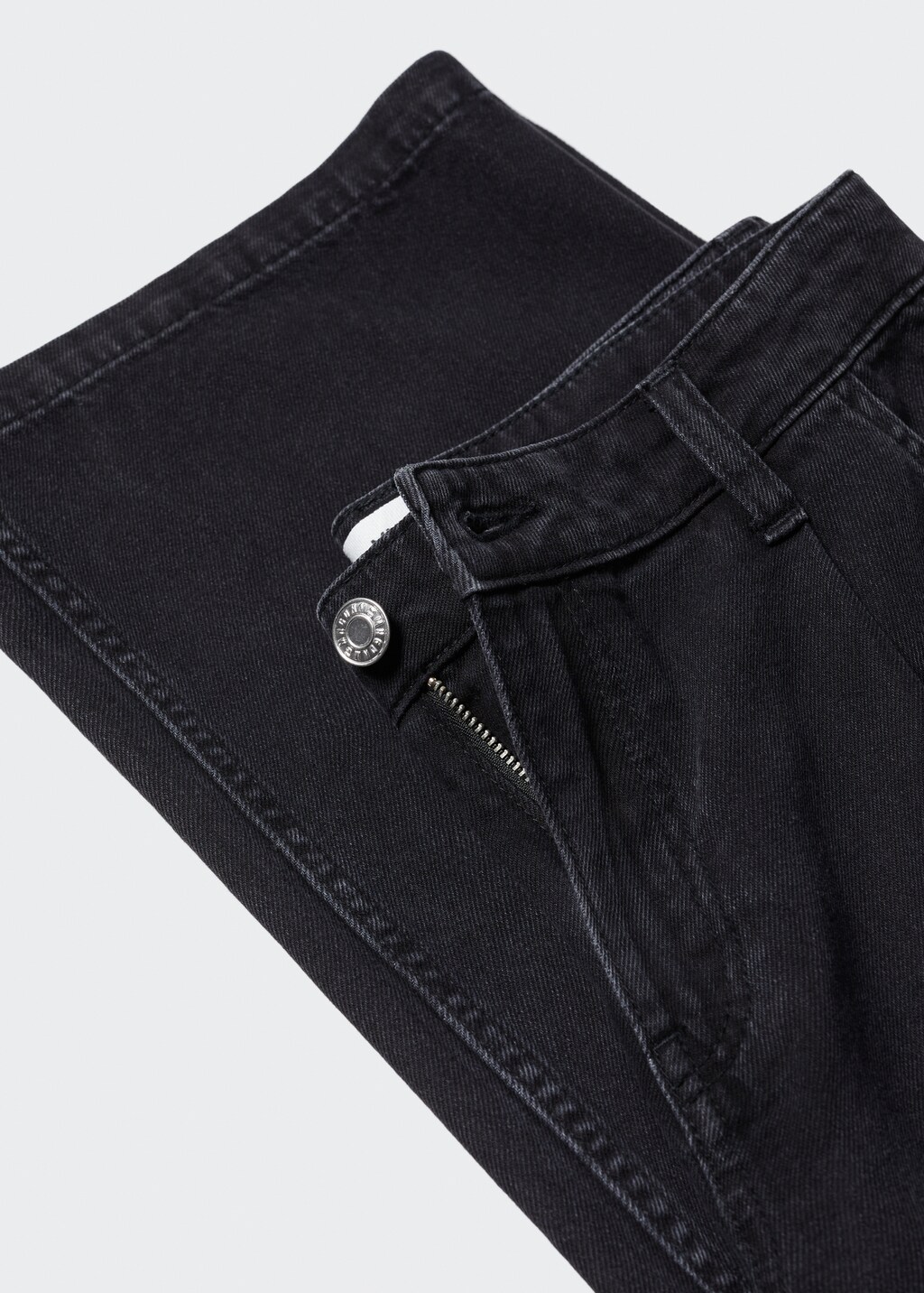 Straight pleated jeans - Details of the article 8