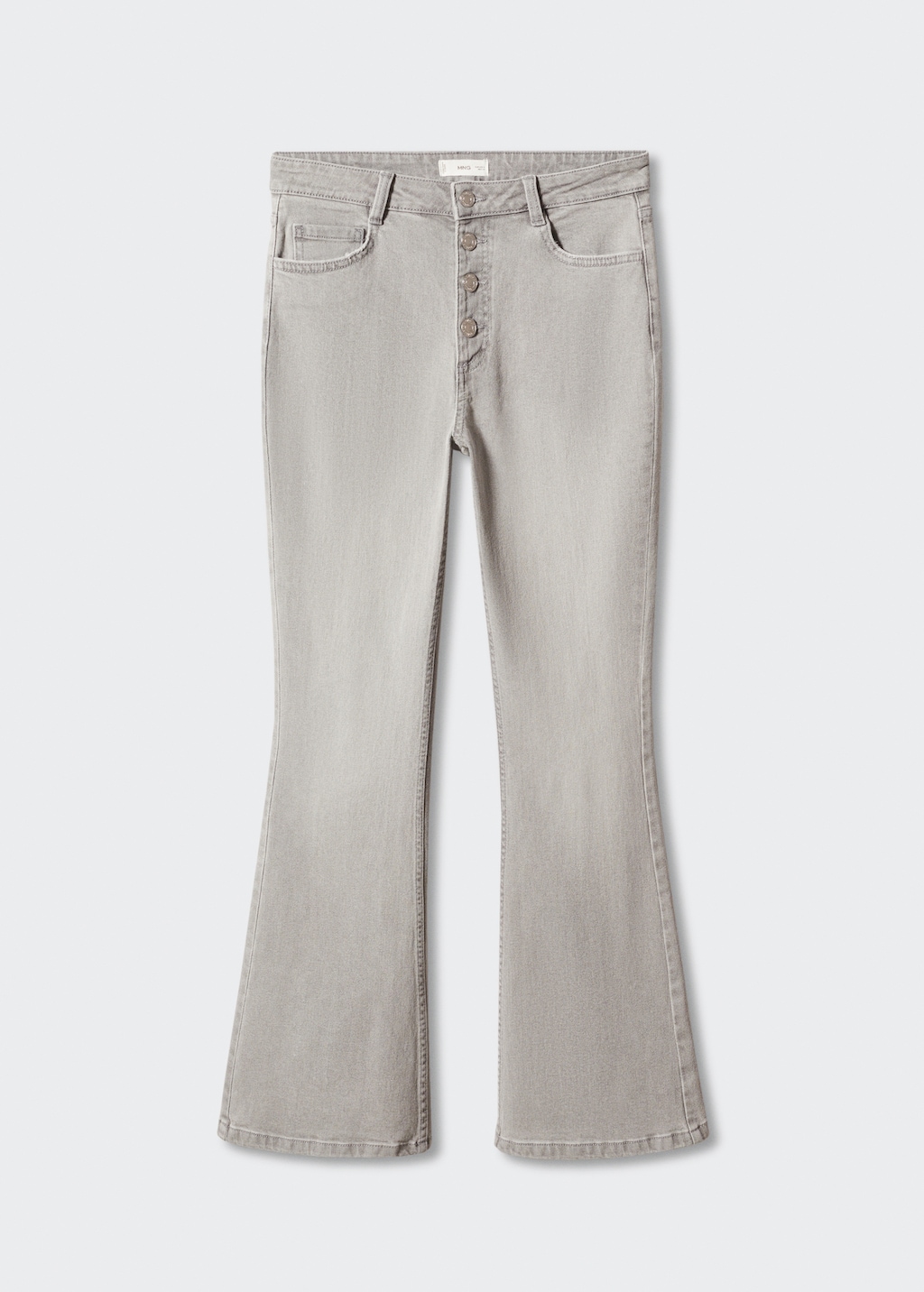 Flared jeans met knopen - Artikel zonder model