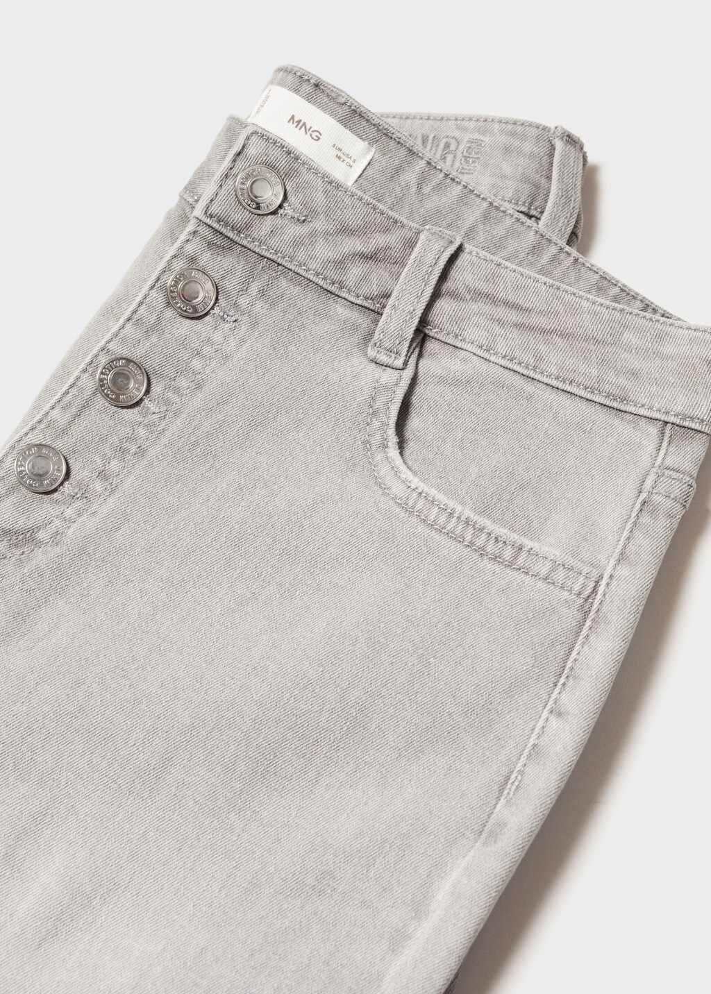 Buttons flare jeans - Details of the article 8