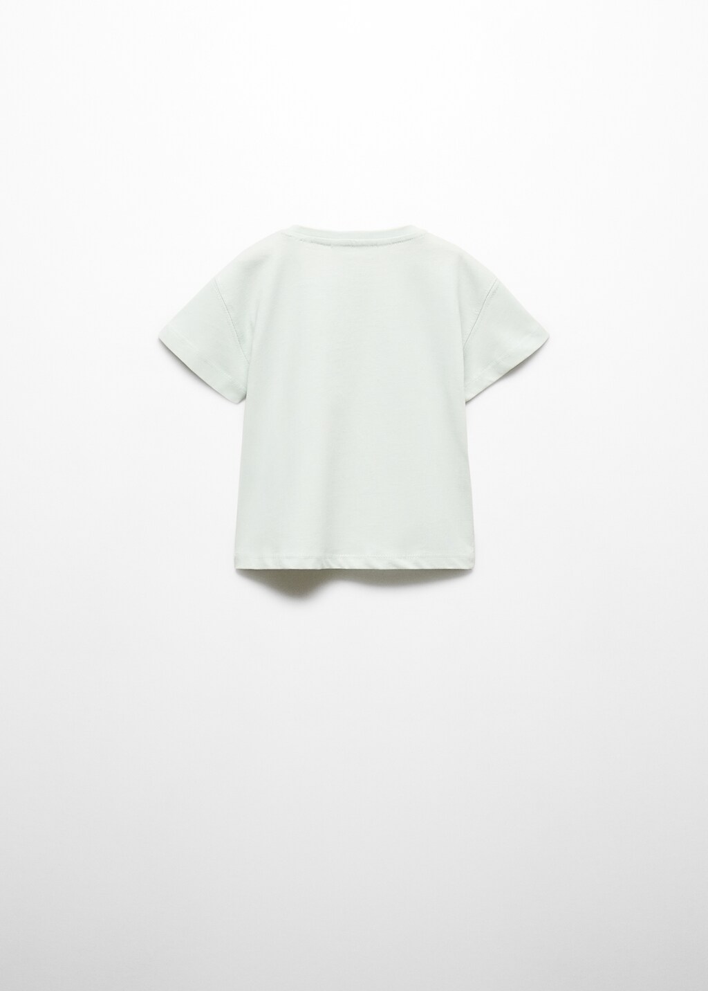 Printed cotton-blend T-shirt - Reverse of the article