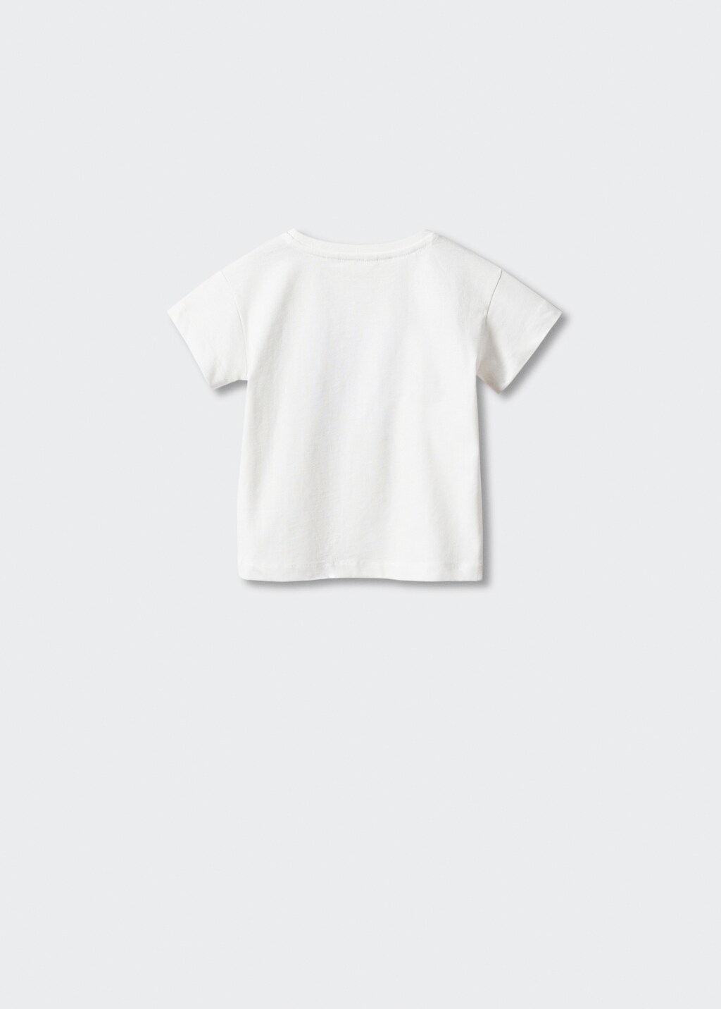 Printed cotton-blend T-shirt - Reverse of the article