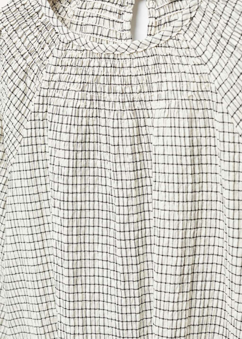 Checked print dress - Details of the article 8