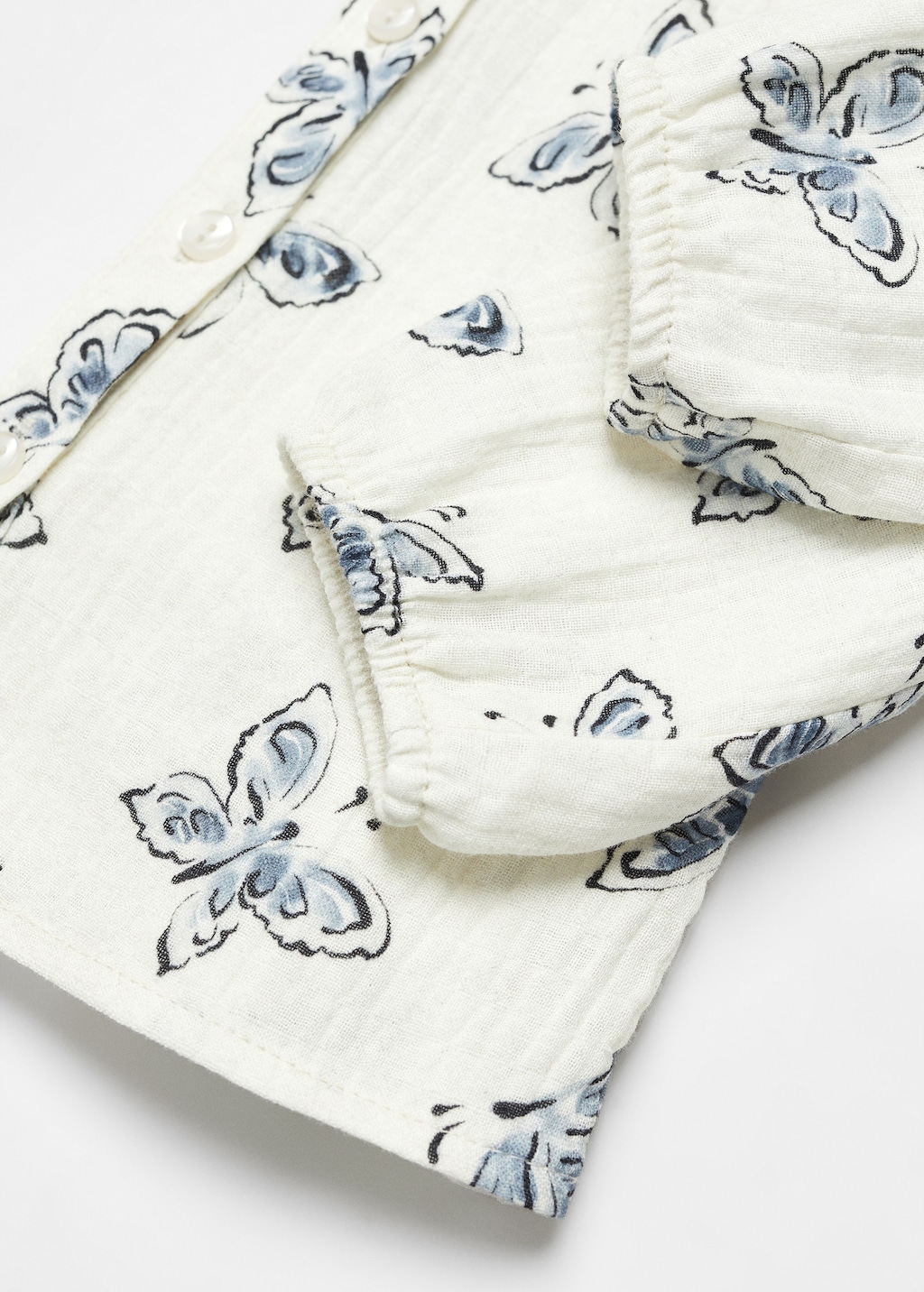 Butterfly-print blouse - Details of the article 8