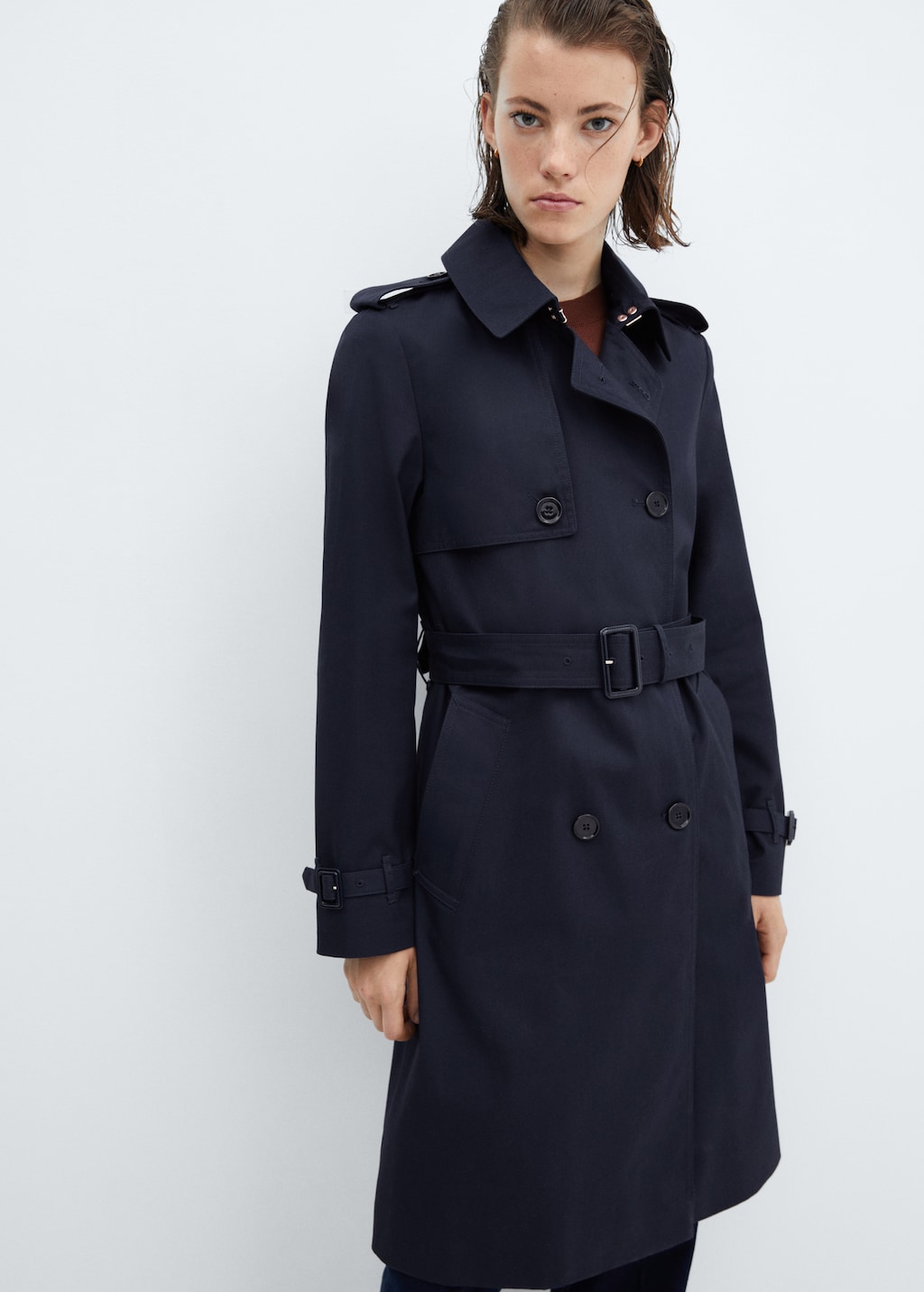 Classic trench coat with belt - Medium plane