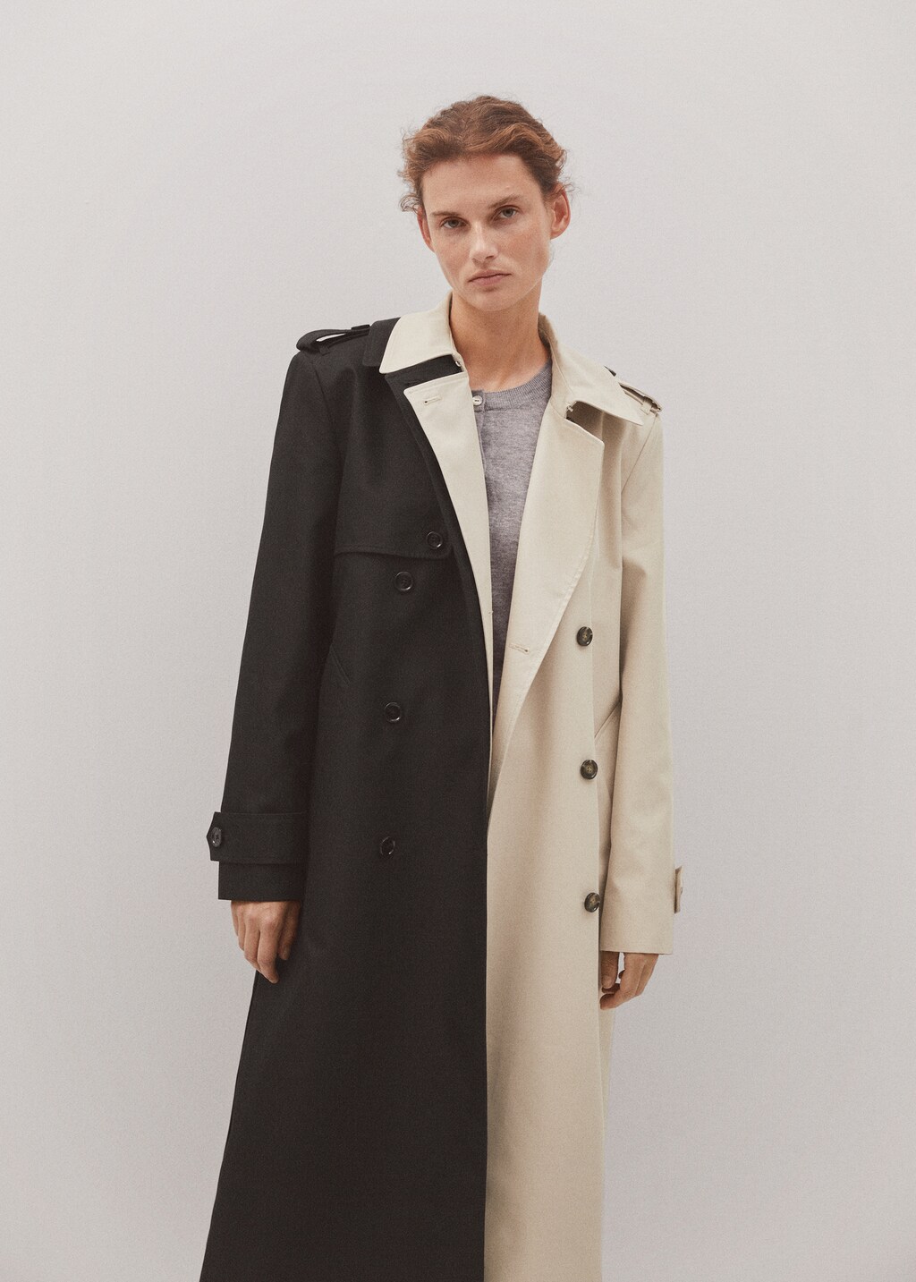 Waterproof double-breasted trench coat - Details of the article 7