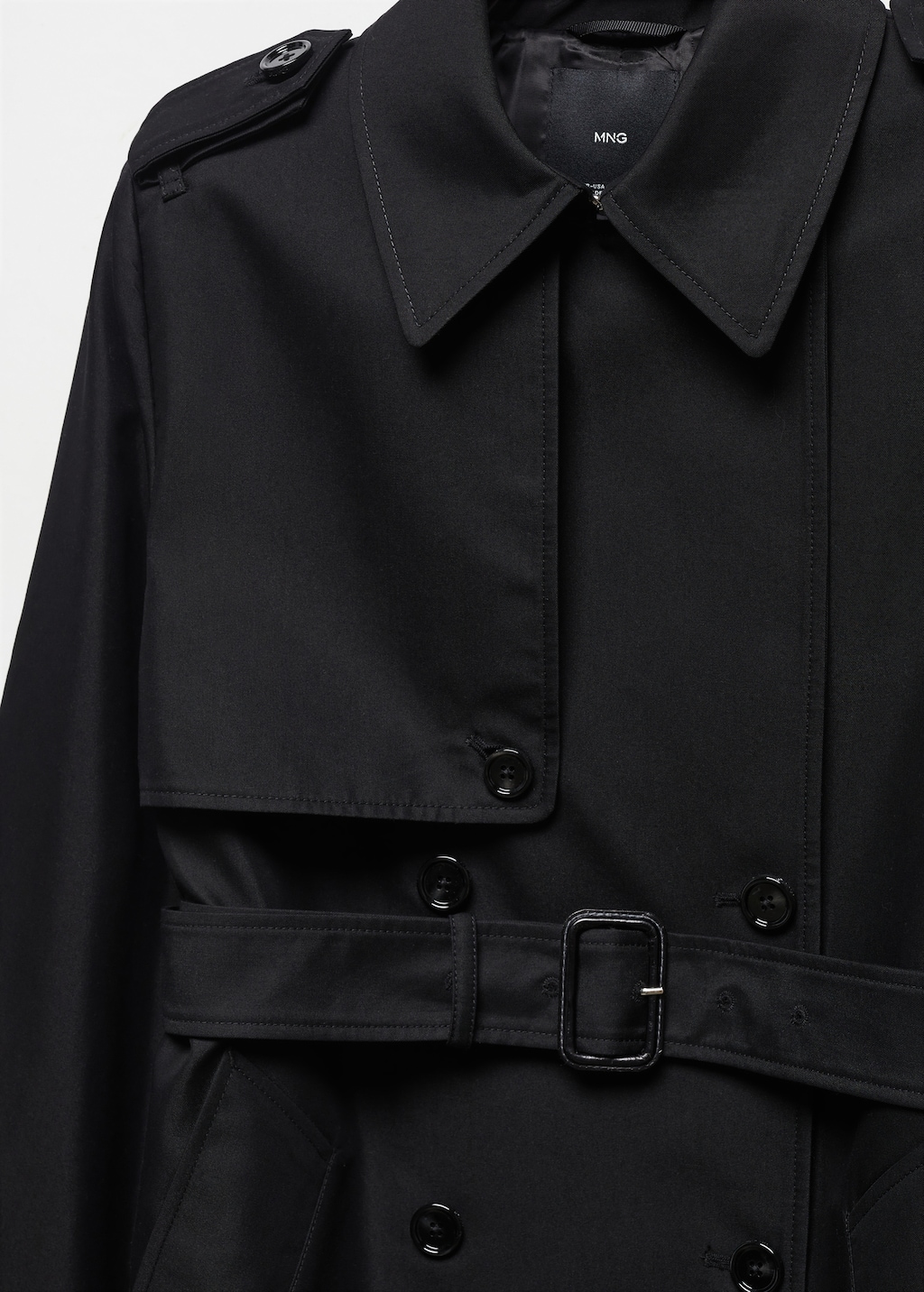 Waterproof double-breasted trench coat - Details of the article 8