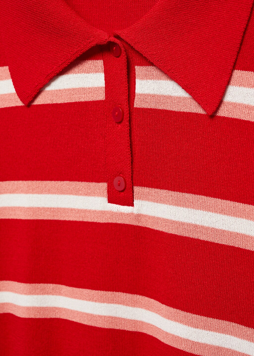 Gestreifter Pullover in Poloshirt-Optik - Detail des Artikels 8