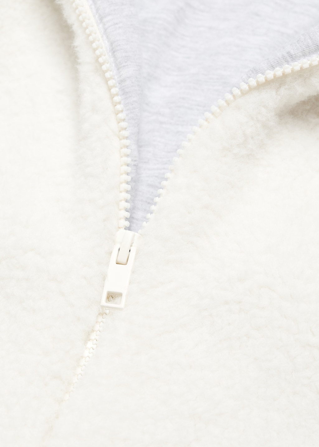 Hooded fur-effect coat - Details of the article 0