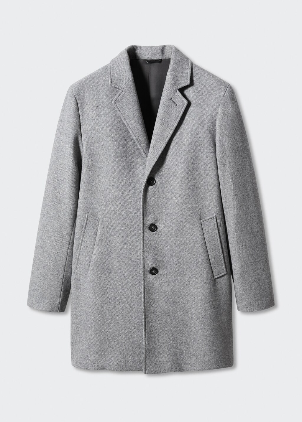 Lightweight recycled wool coat  - Article without model