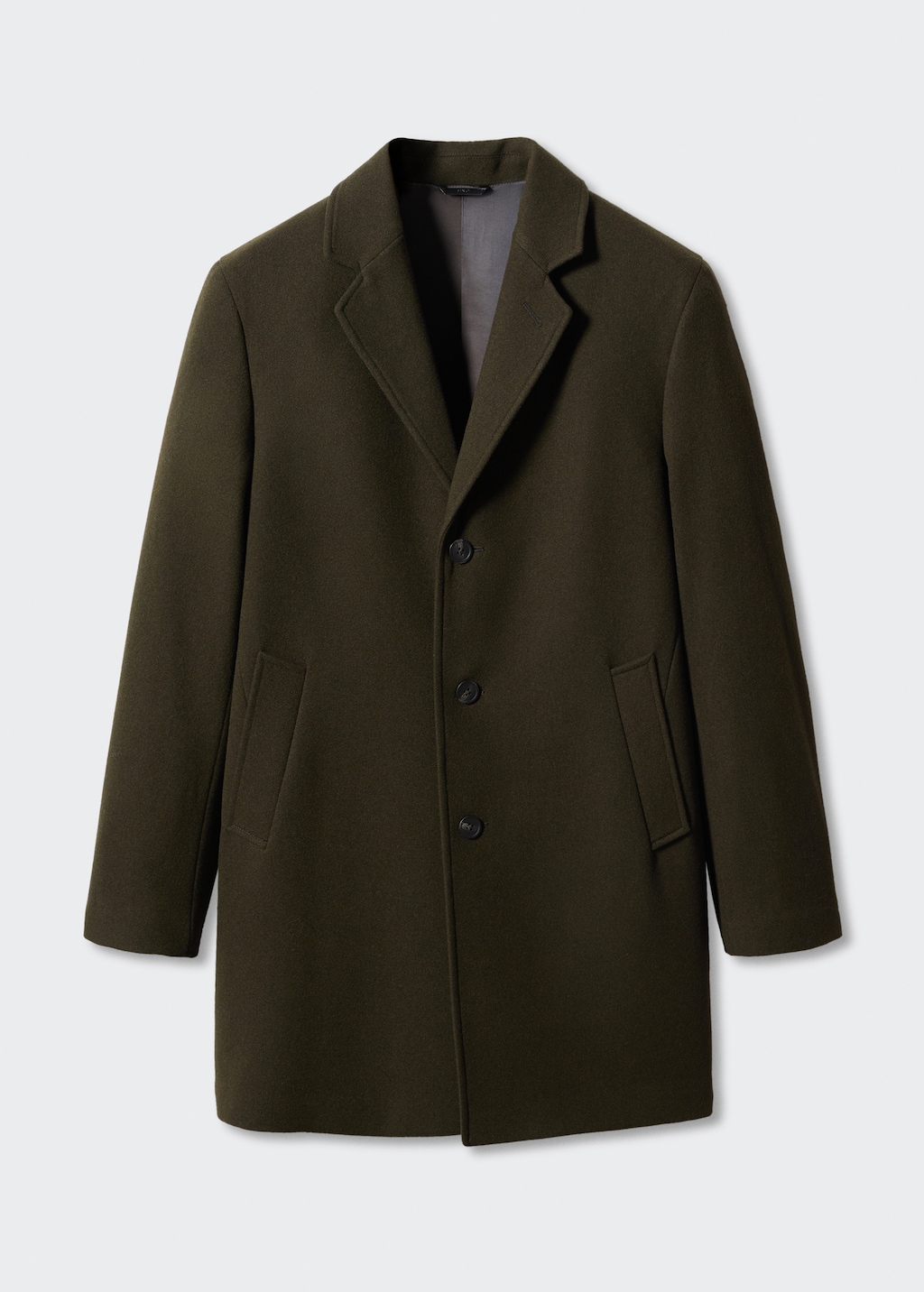 Lightweight recycled wool coat