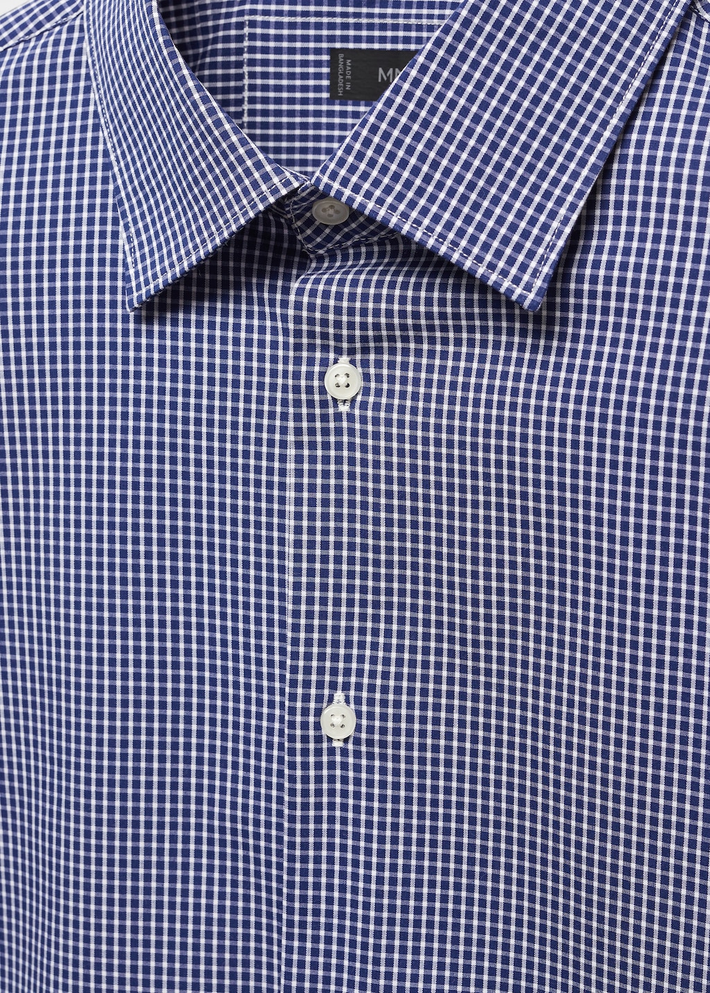 Camisa micro quadre teixit strech - Detall de l'article 8