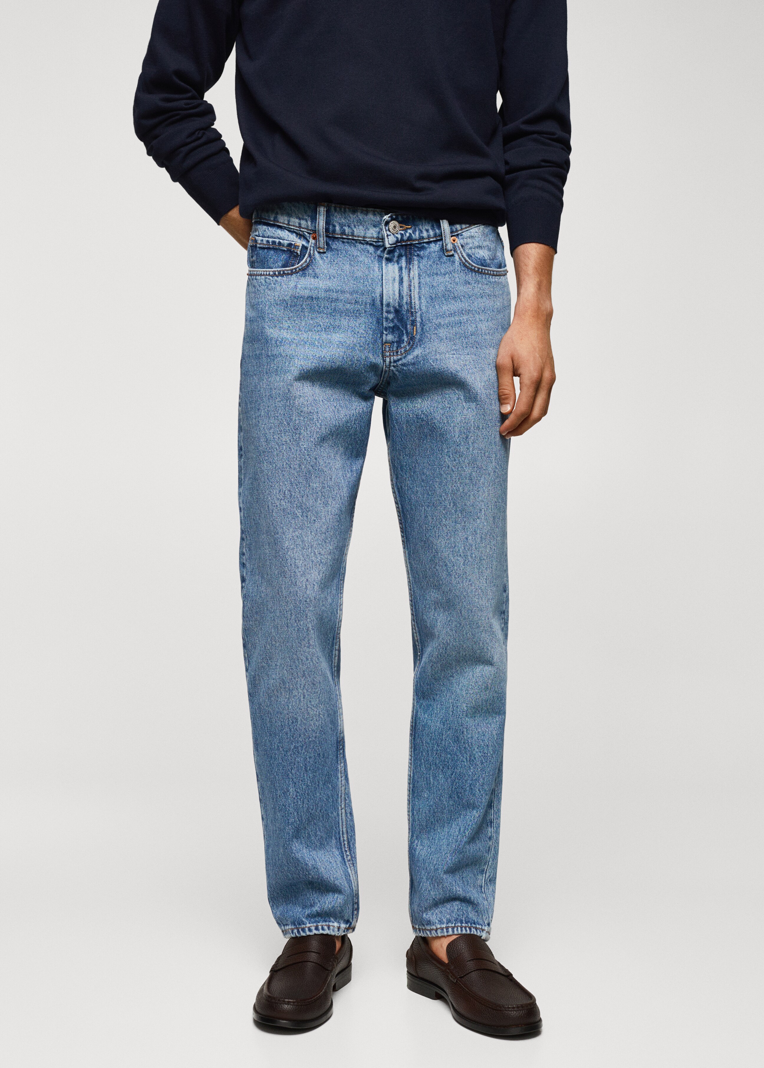 Bob straight-fit jeans - Medium plane