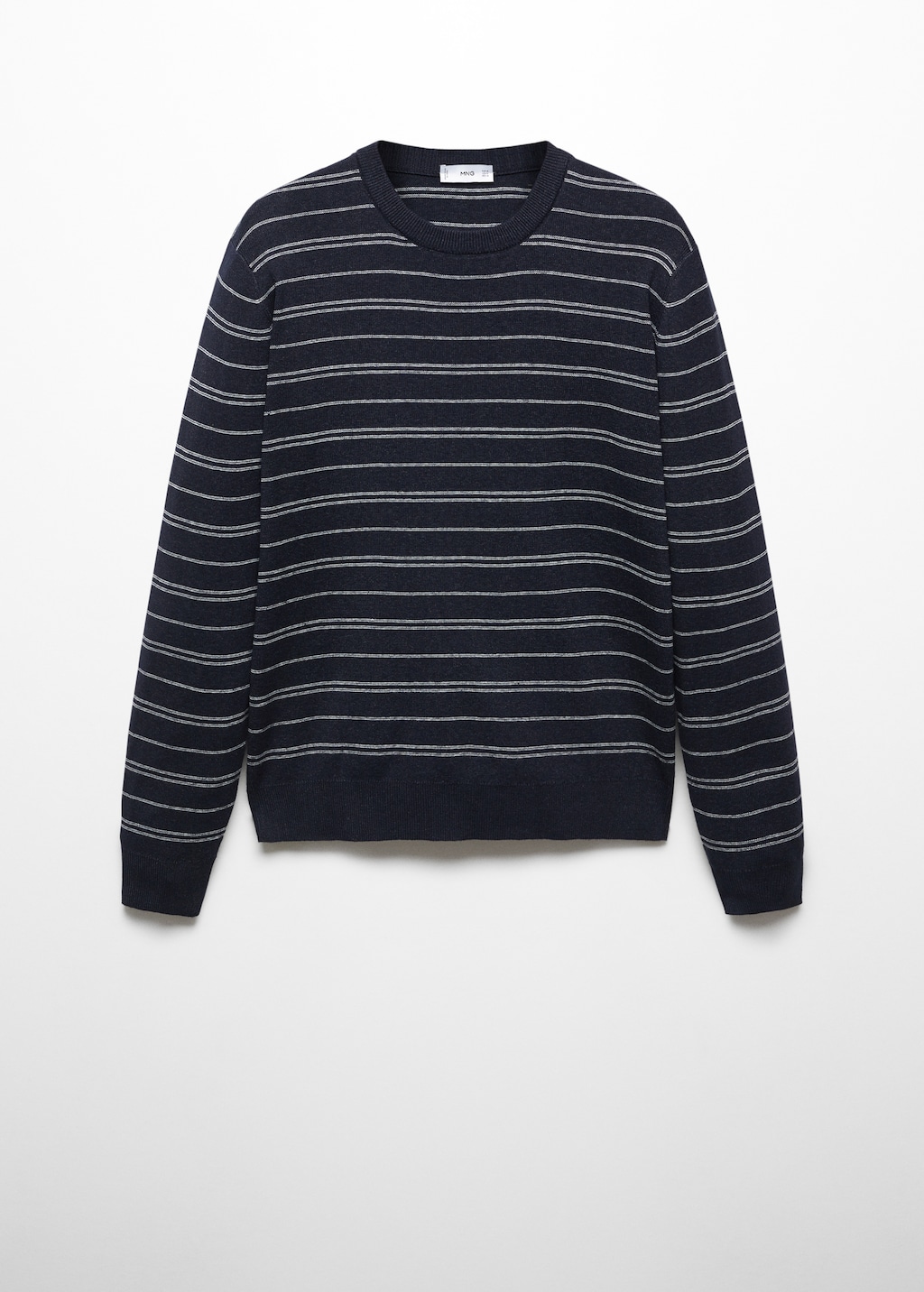 Fine-knit striped sweater - Article without model