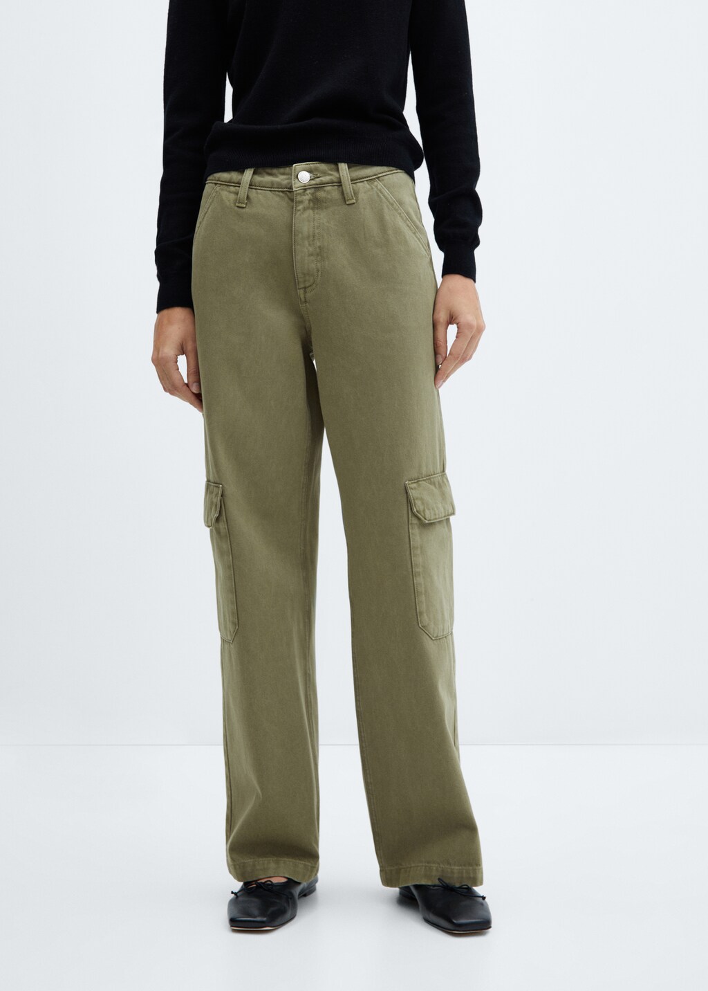 Jean wideleg cargo - Plan moyen