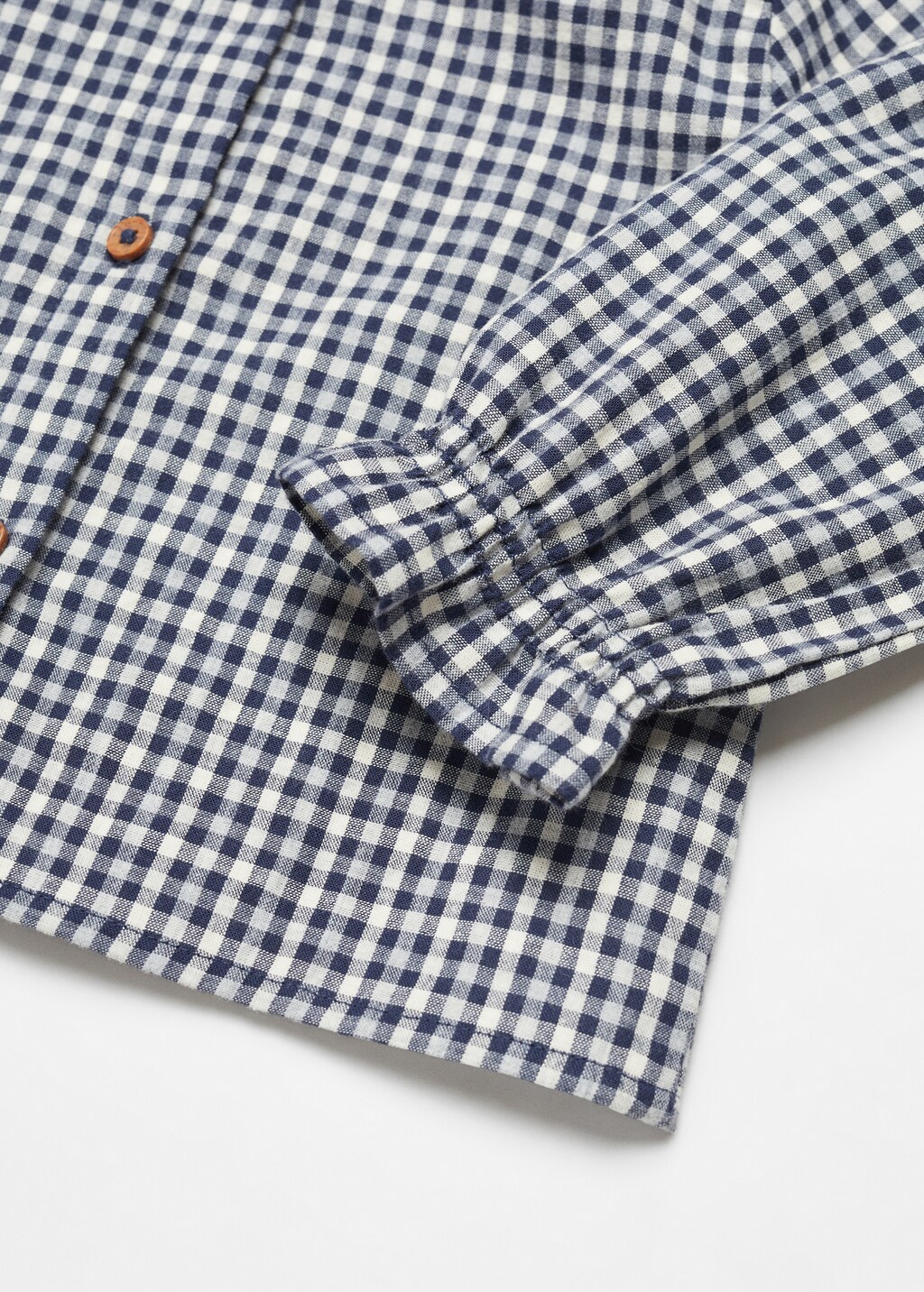 Gingham check blouse - Details of the article 0