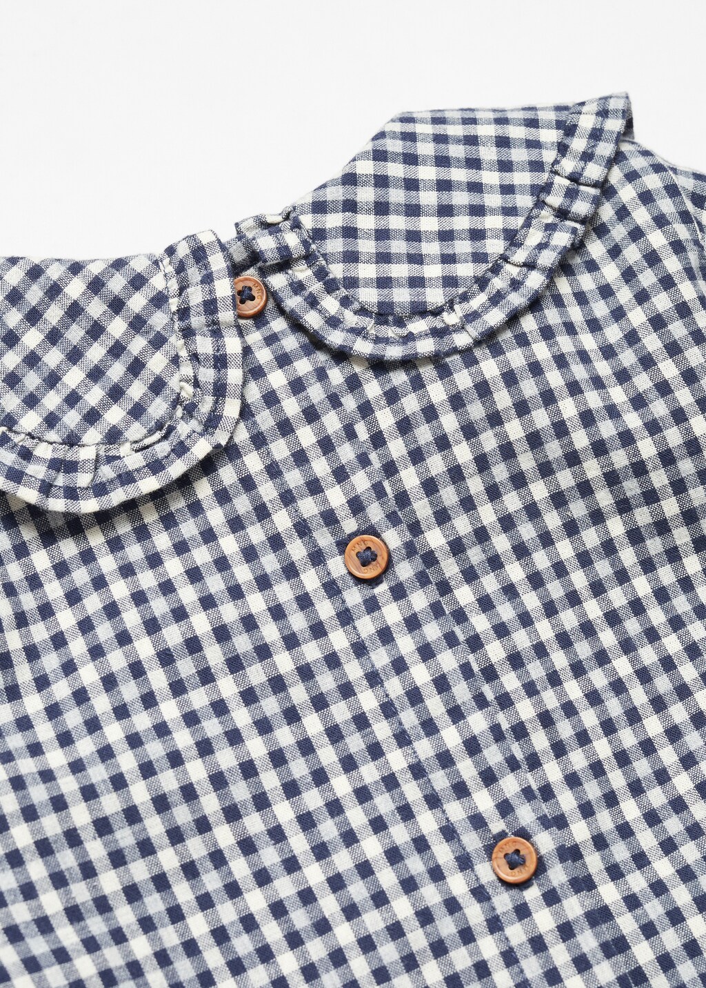 Gingham check blouse - Details of the article 8