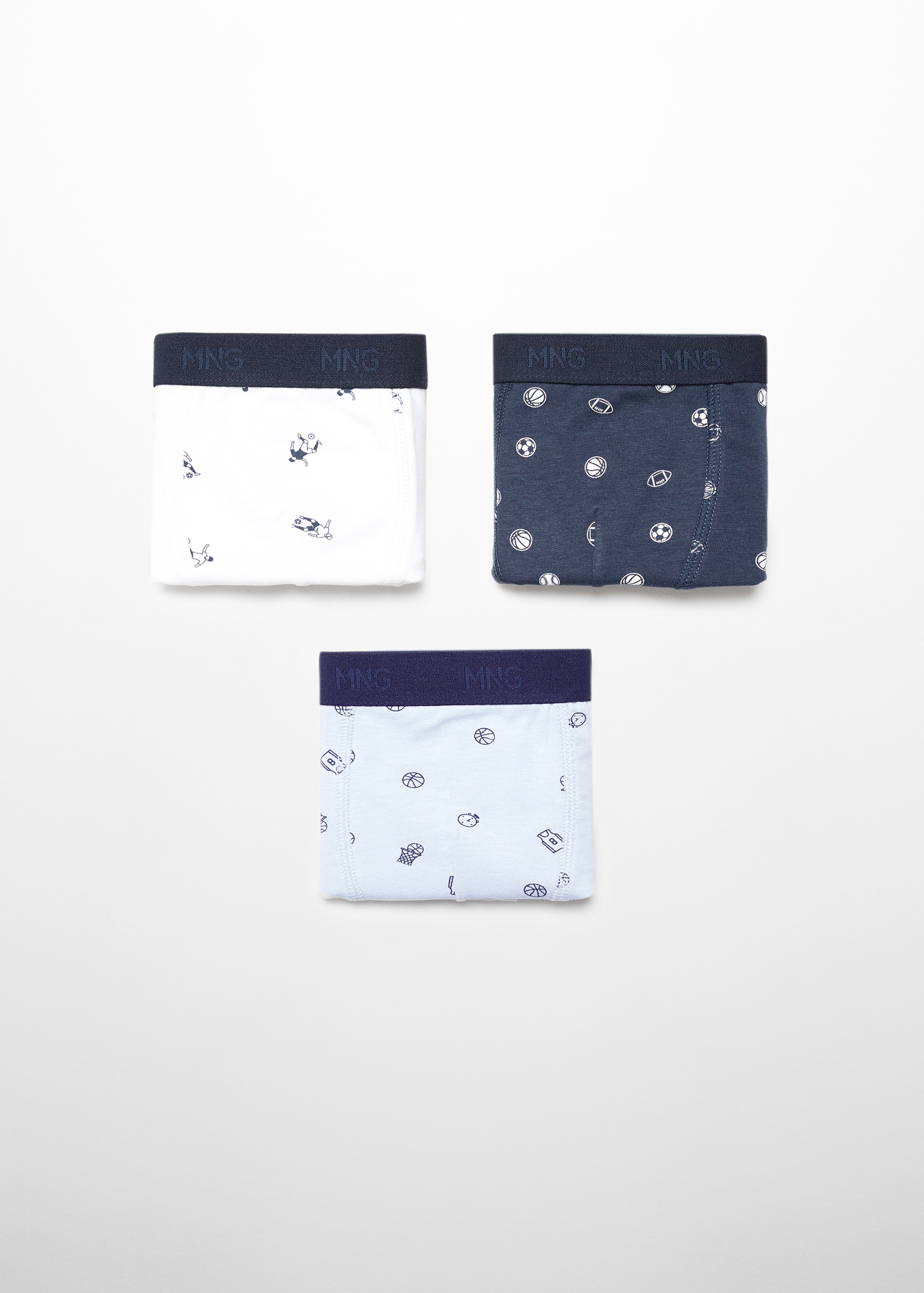 Printed boxer shorts 3 pack - Article without model