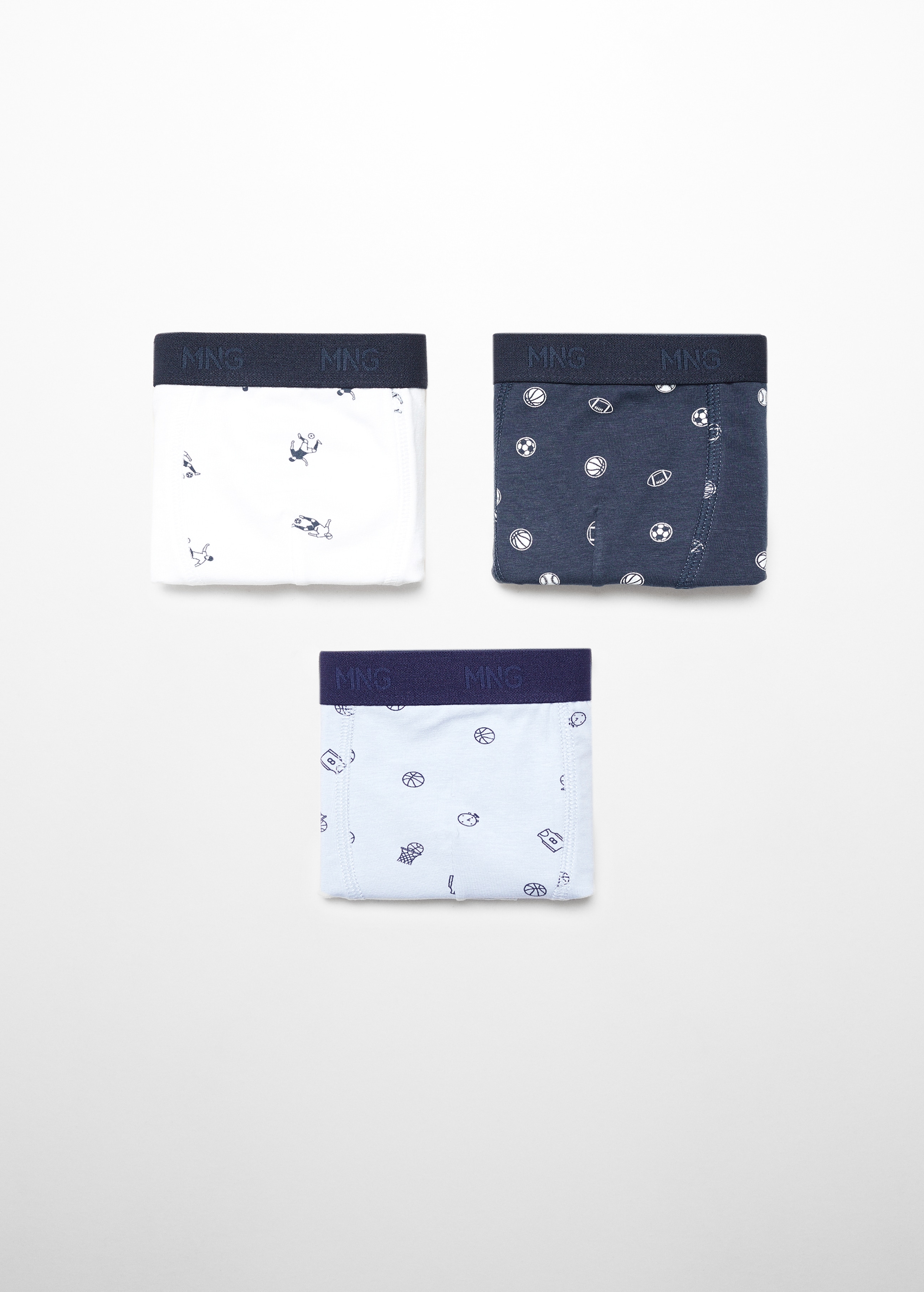 3er-Pack gemusterte Boxershorts - Artikel ohne Model