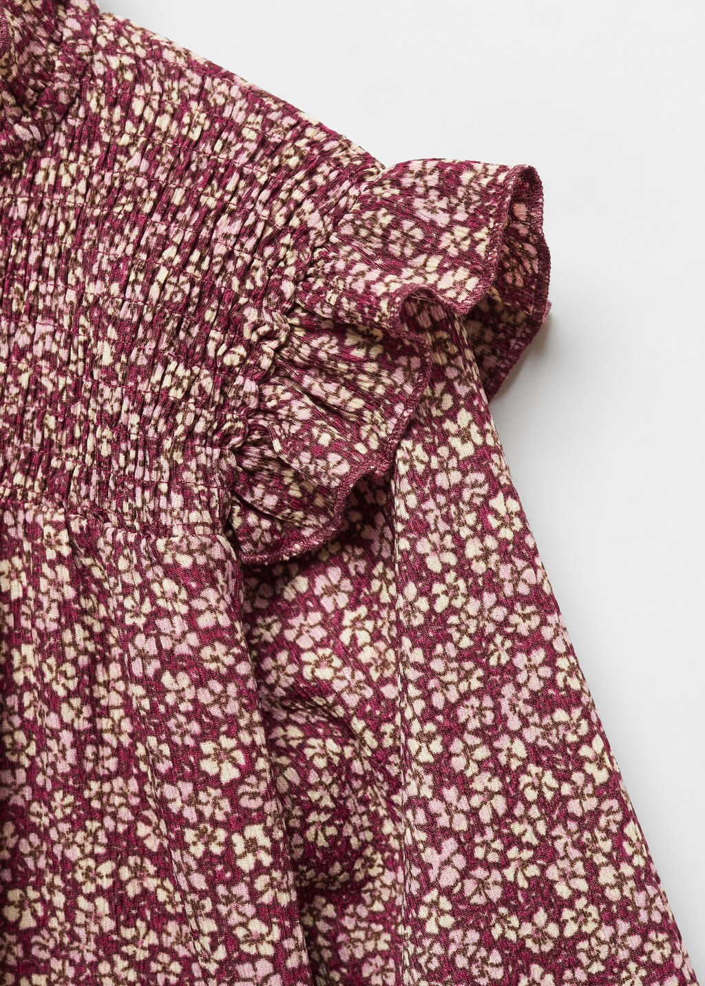 Floral print ruffle t-shirt - Details of the article 8