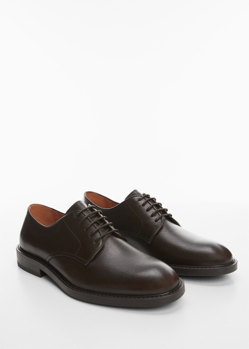 Leather suit shoes - Medium plane