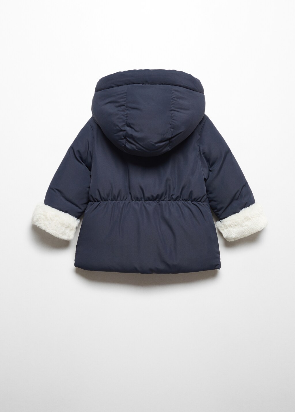 Anorak with fur-effect lining - Reverse of the article