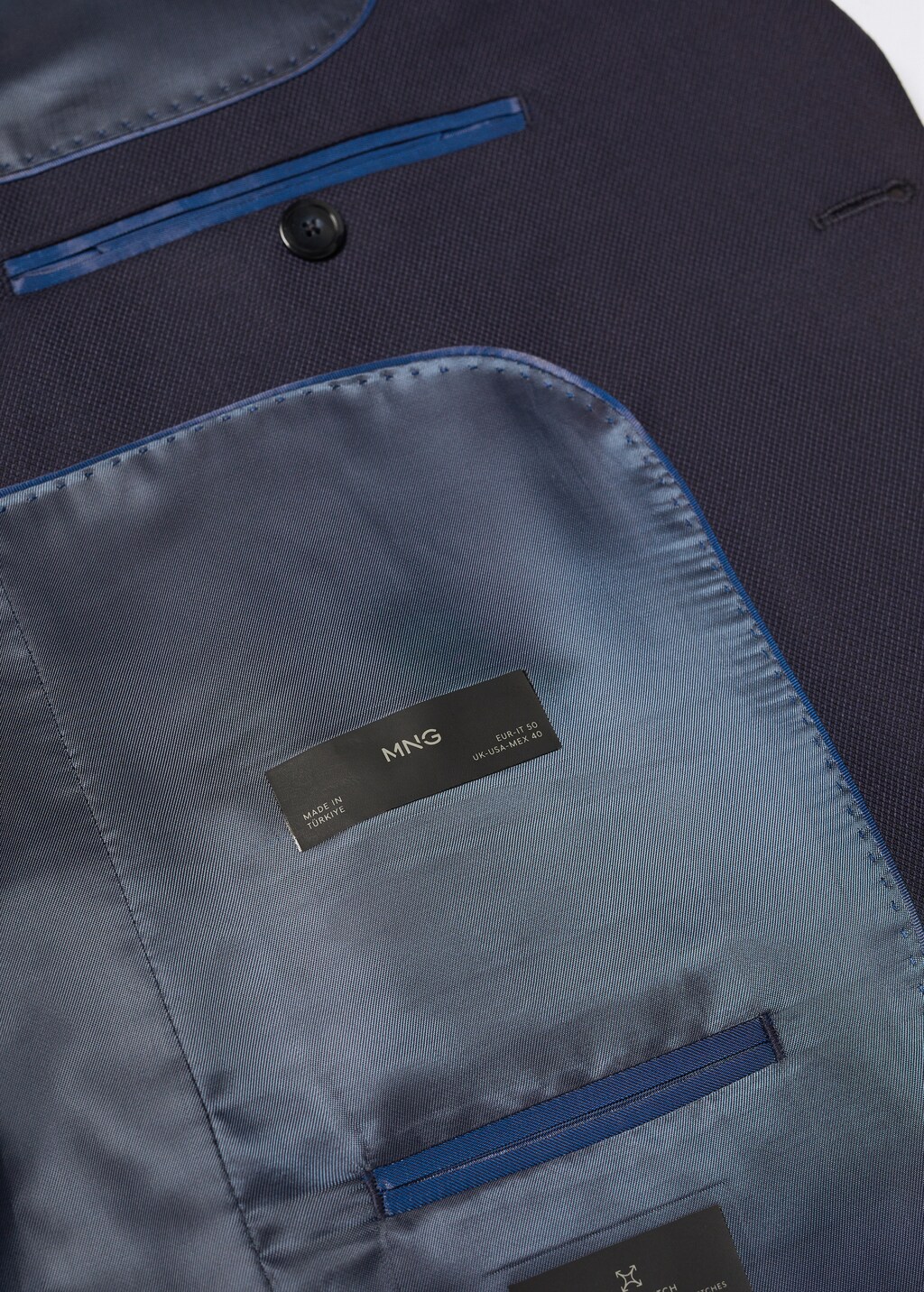 Slim-fit wool suit jacket - Details of the article 8