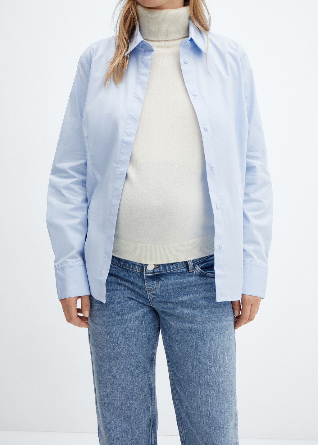 Maternity Straight Jeans - Details of the article 1