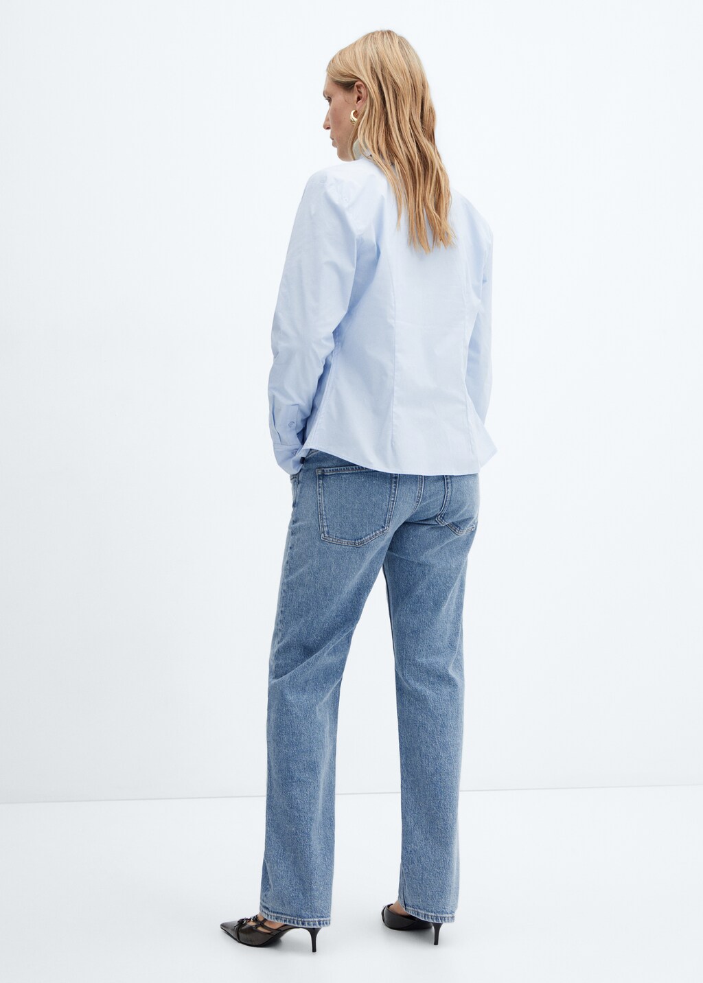 Maternity Straight Jeans - Reverse of the article