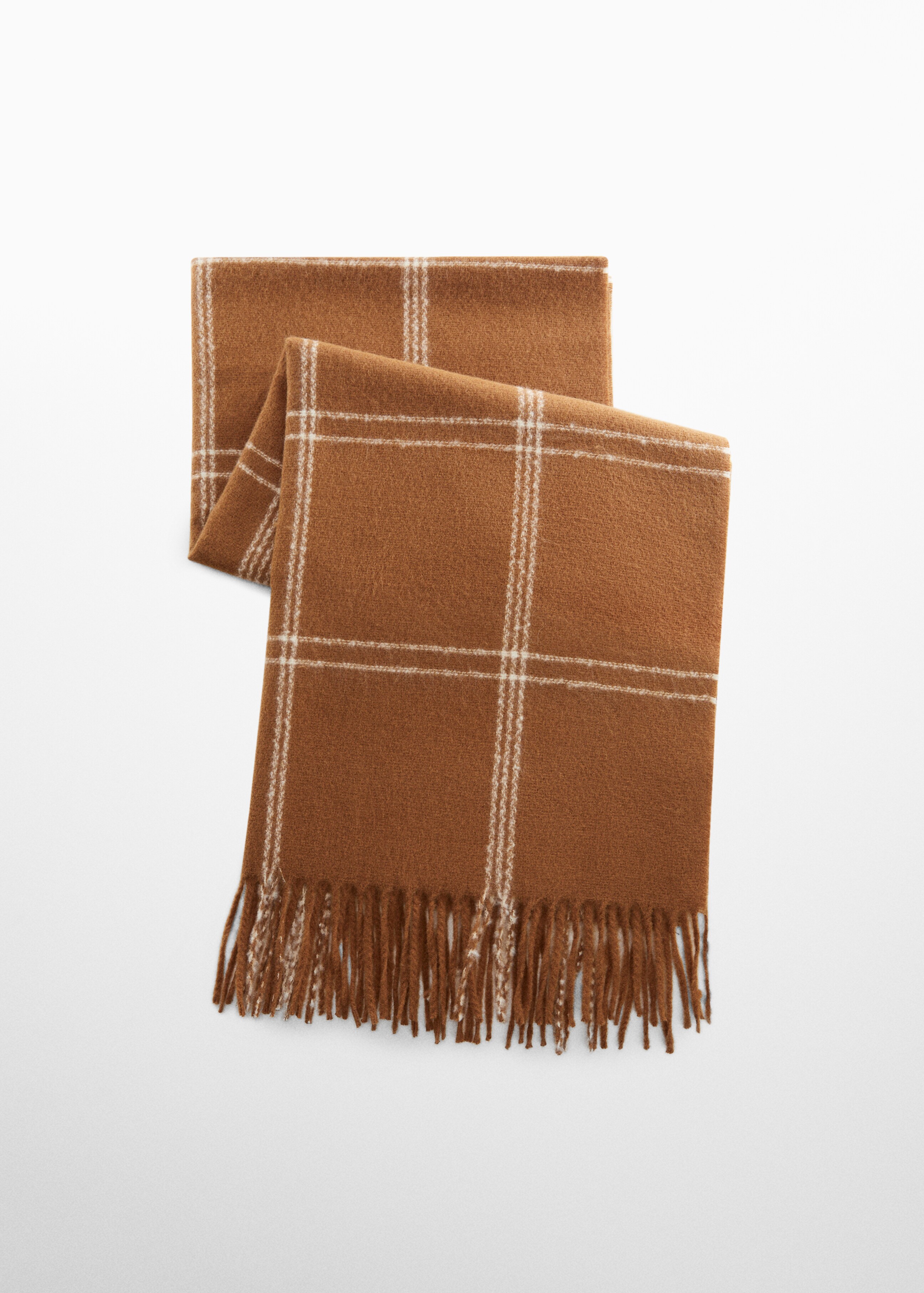 Large check scarf - Article without model
