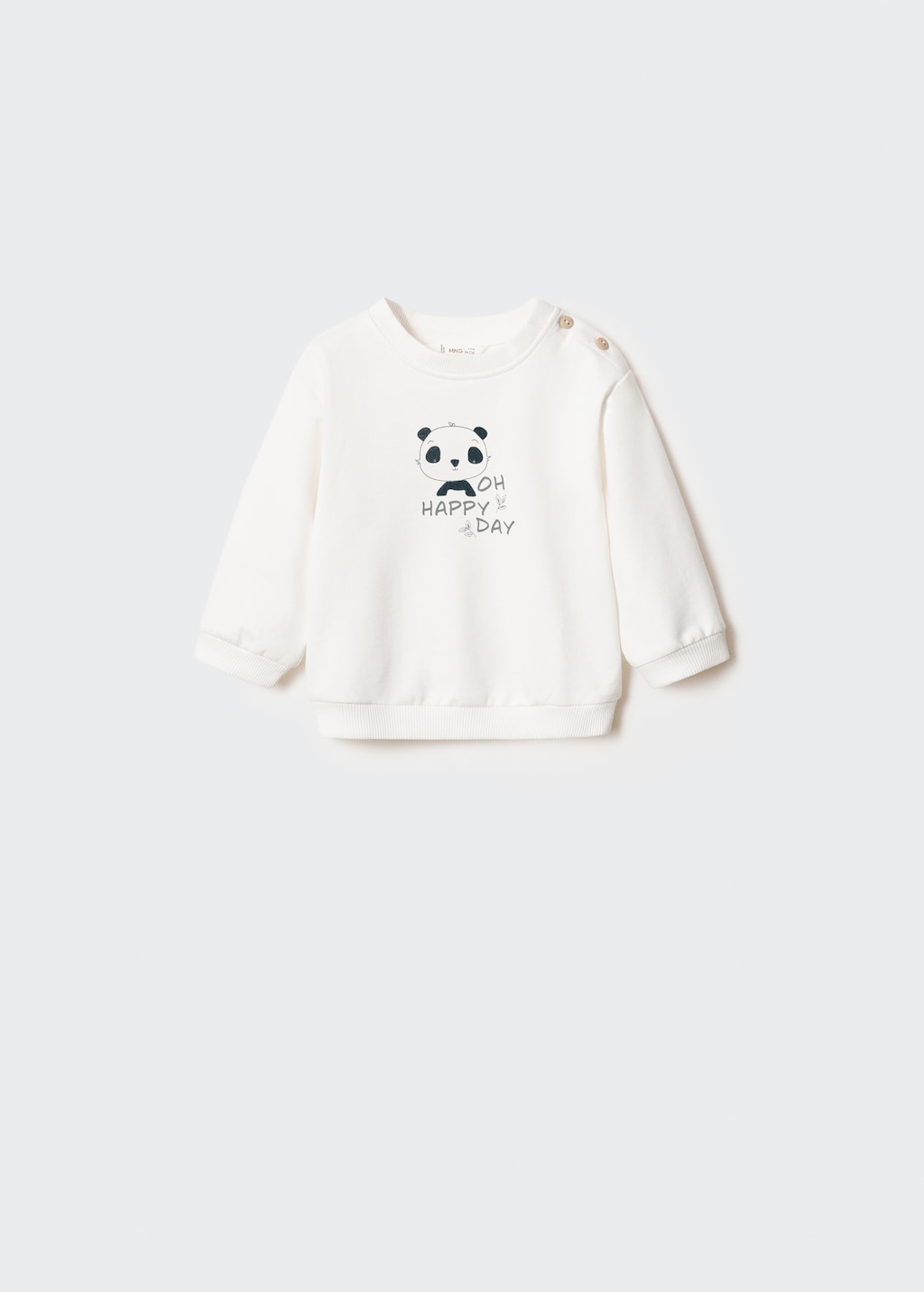 Printed cotton sweatshirt - Article without model