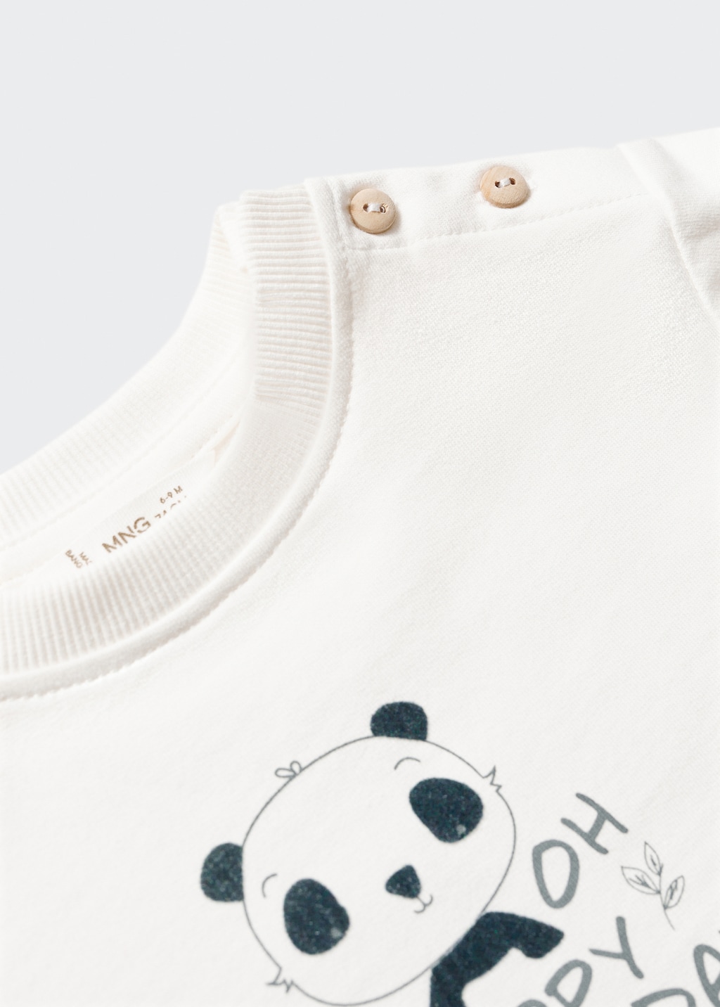 Printed cotton sweatshirt - Details of the article 0