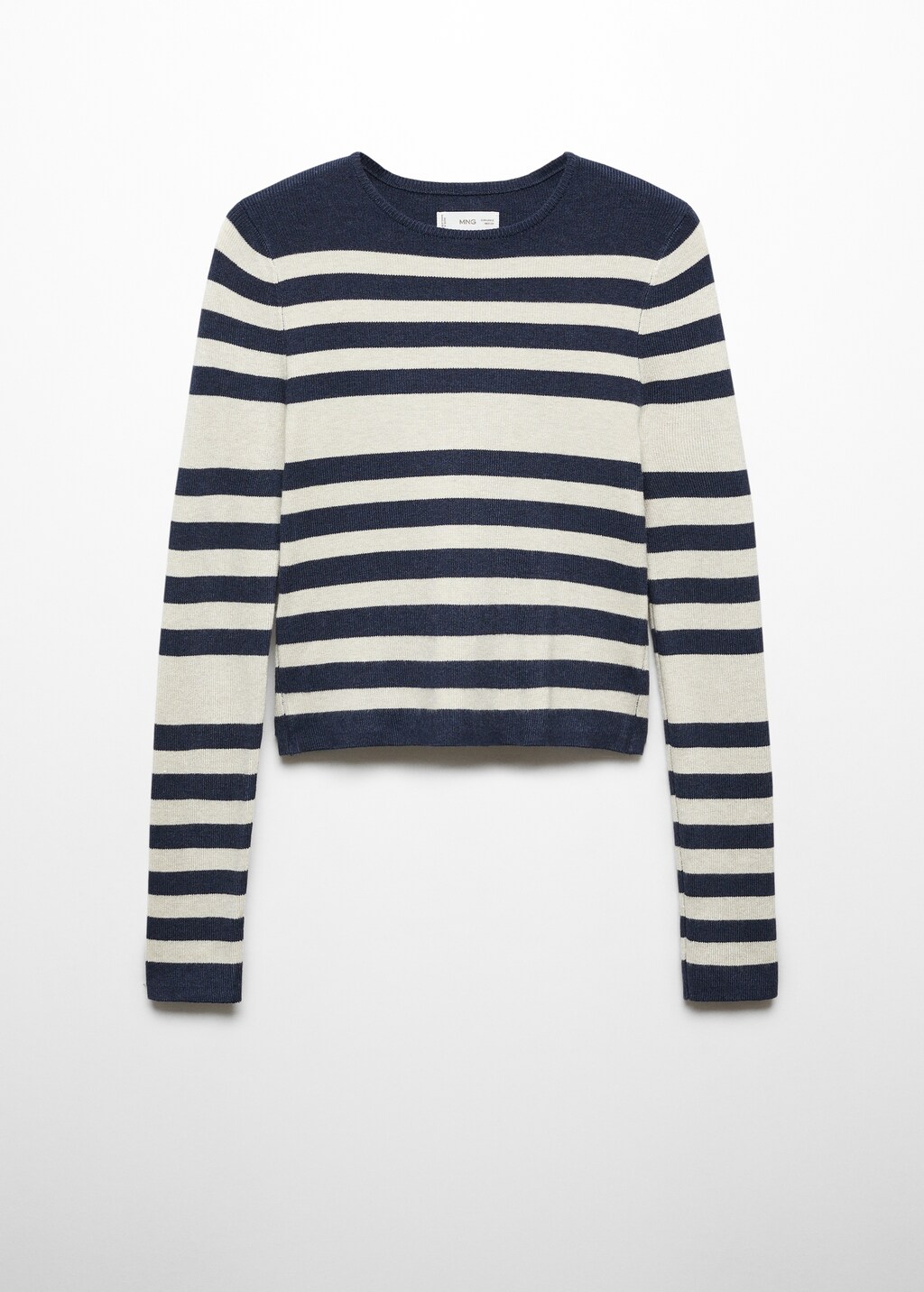 Striped knit sweater - Article without model