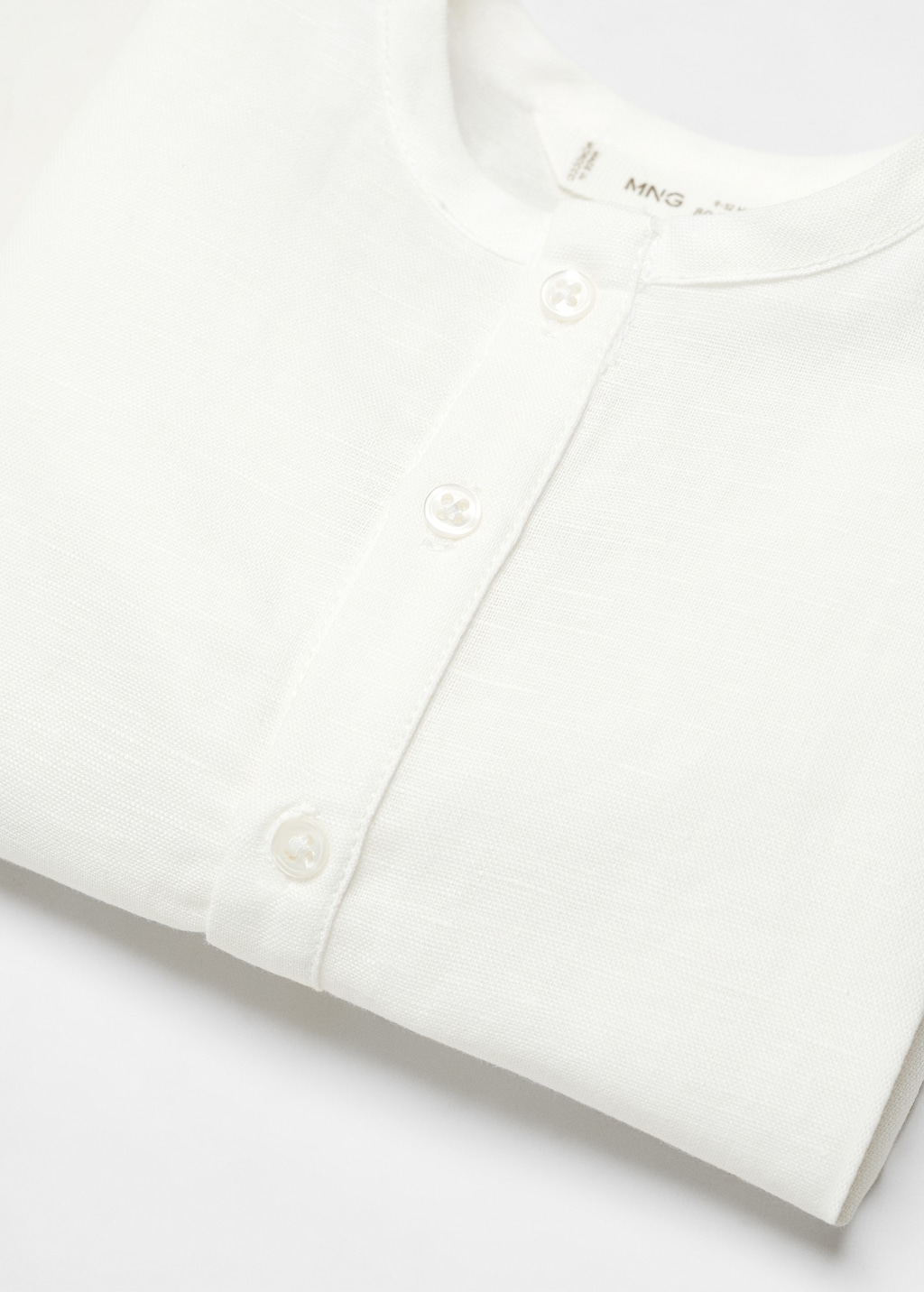 Regular-fit linen shirt - Details of the article 0