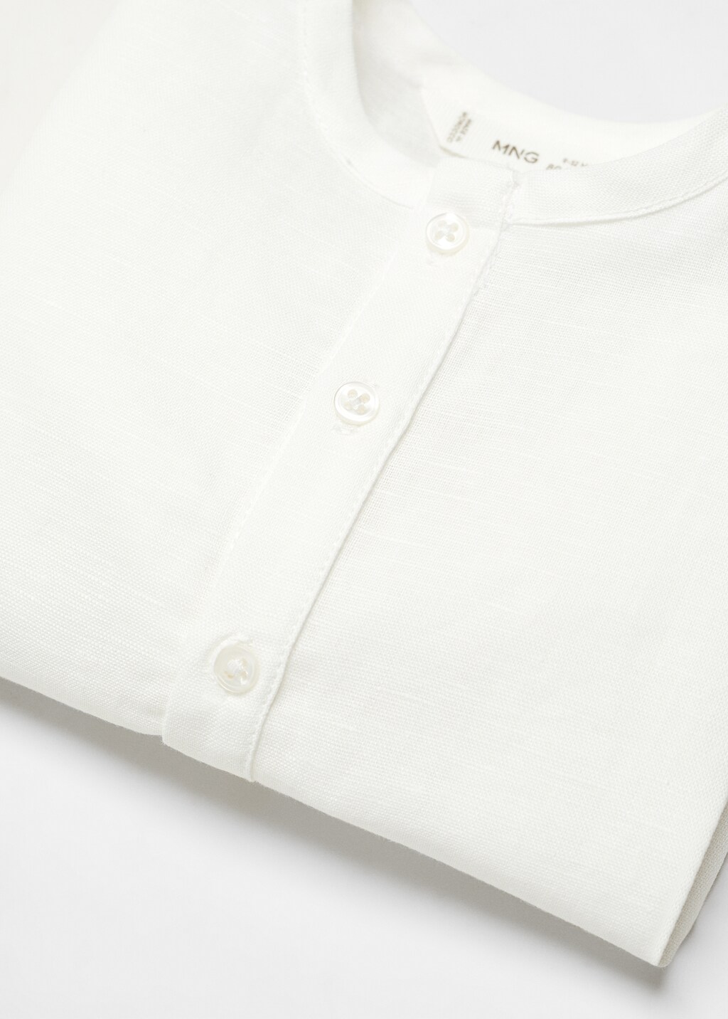 Regular-fit linen shirt - Details of the article 0