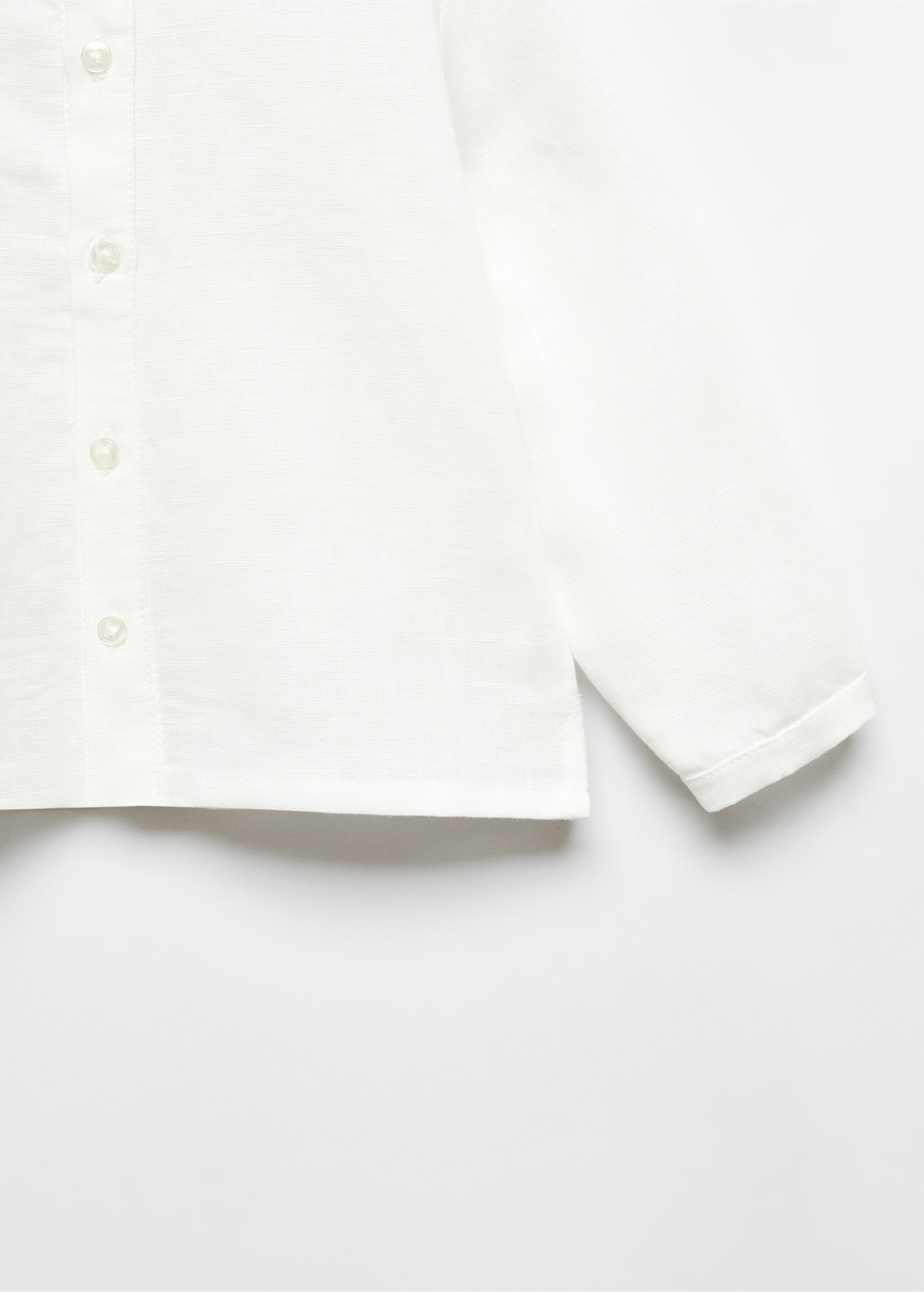 Regular-fit linen shirt - Details of the article 8