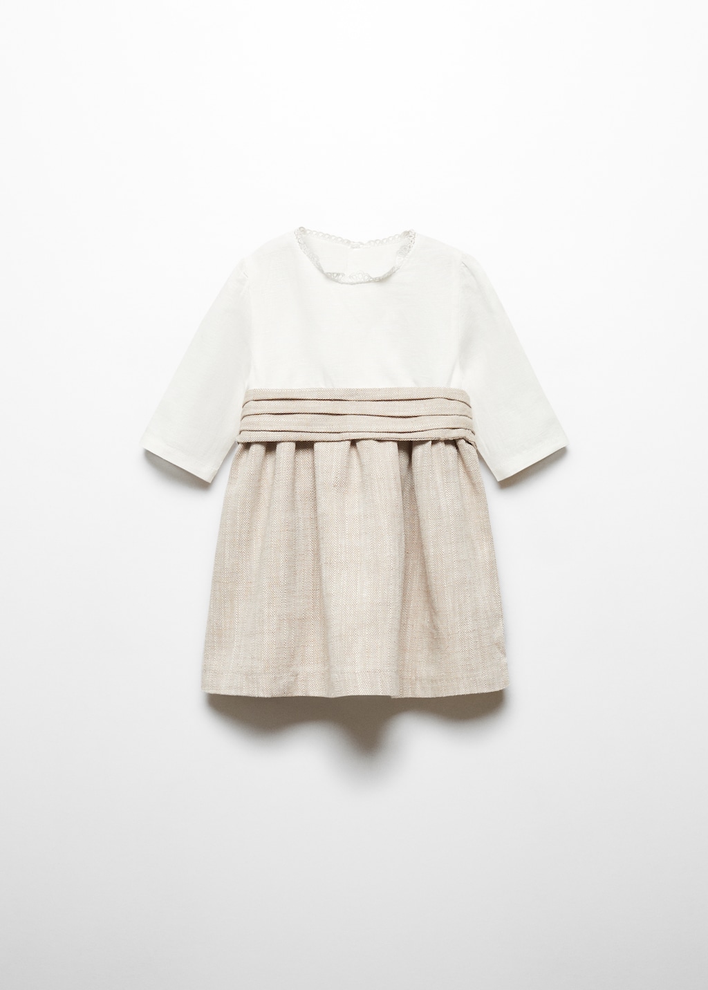 Linen-cotton dress - Article without model