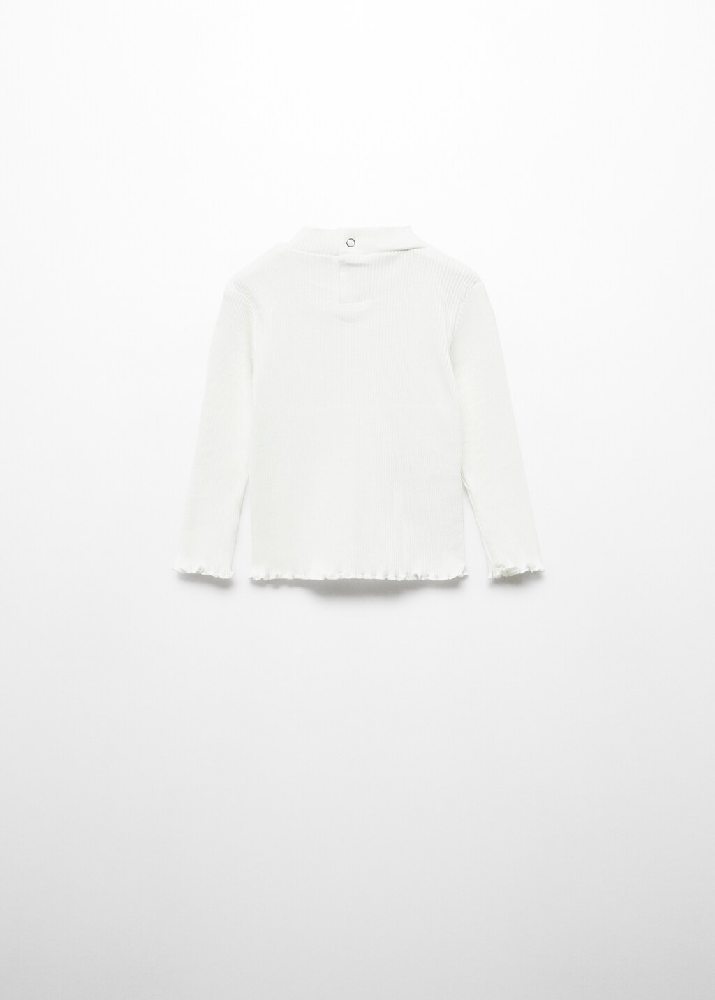 Long sleeve cotton t-shirt - Reverse of the article