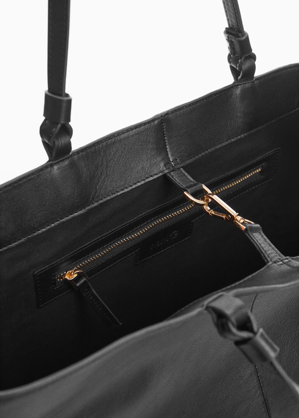 Leather shopper bag - Details of the article 2