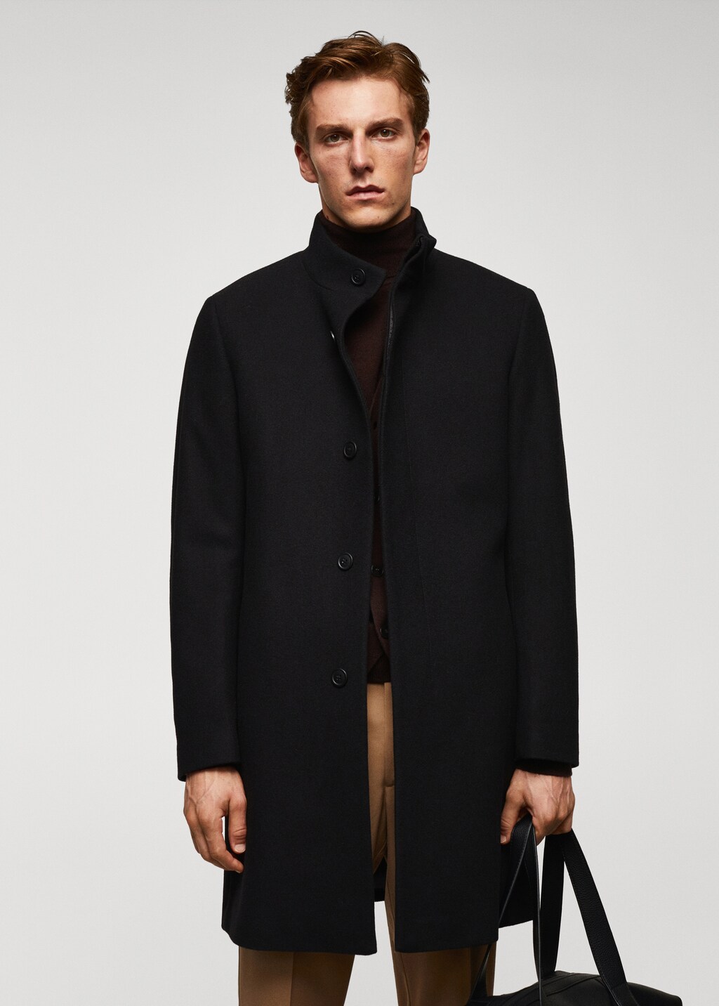 Funnel neck popular coat