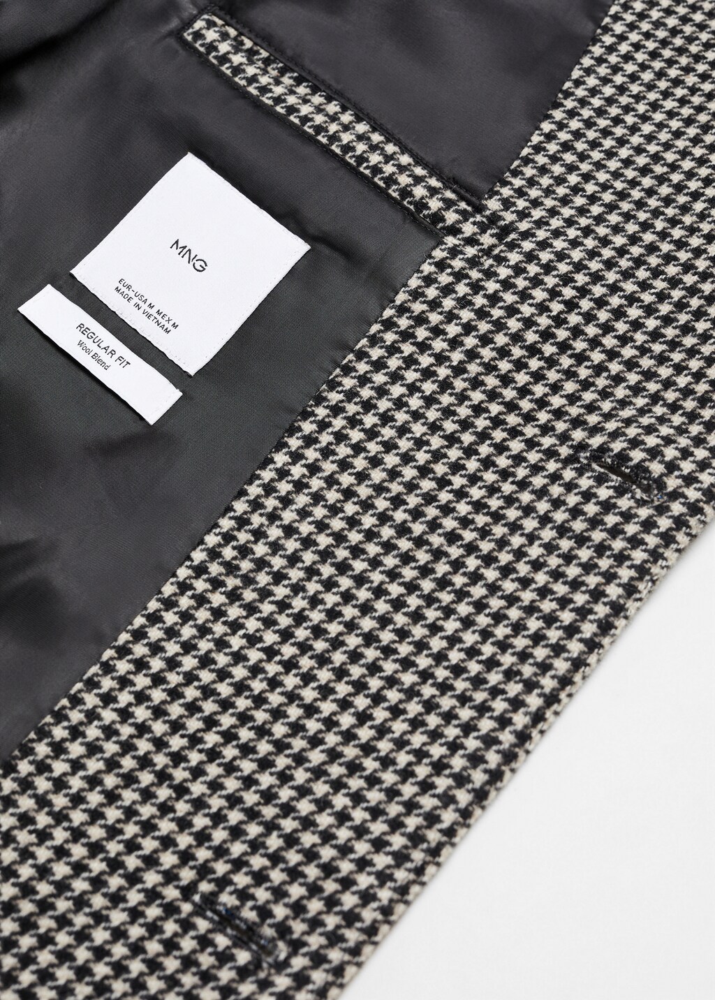 Houndstooth wool-blend coat - Details of the article 8